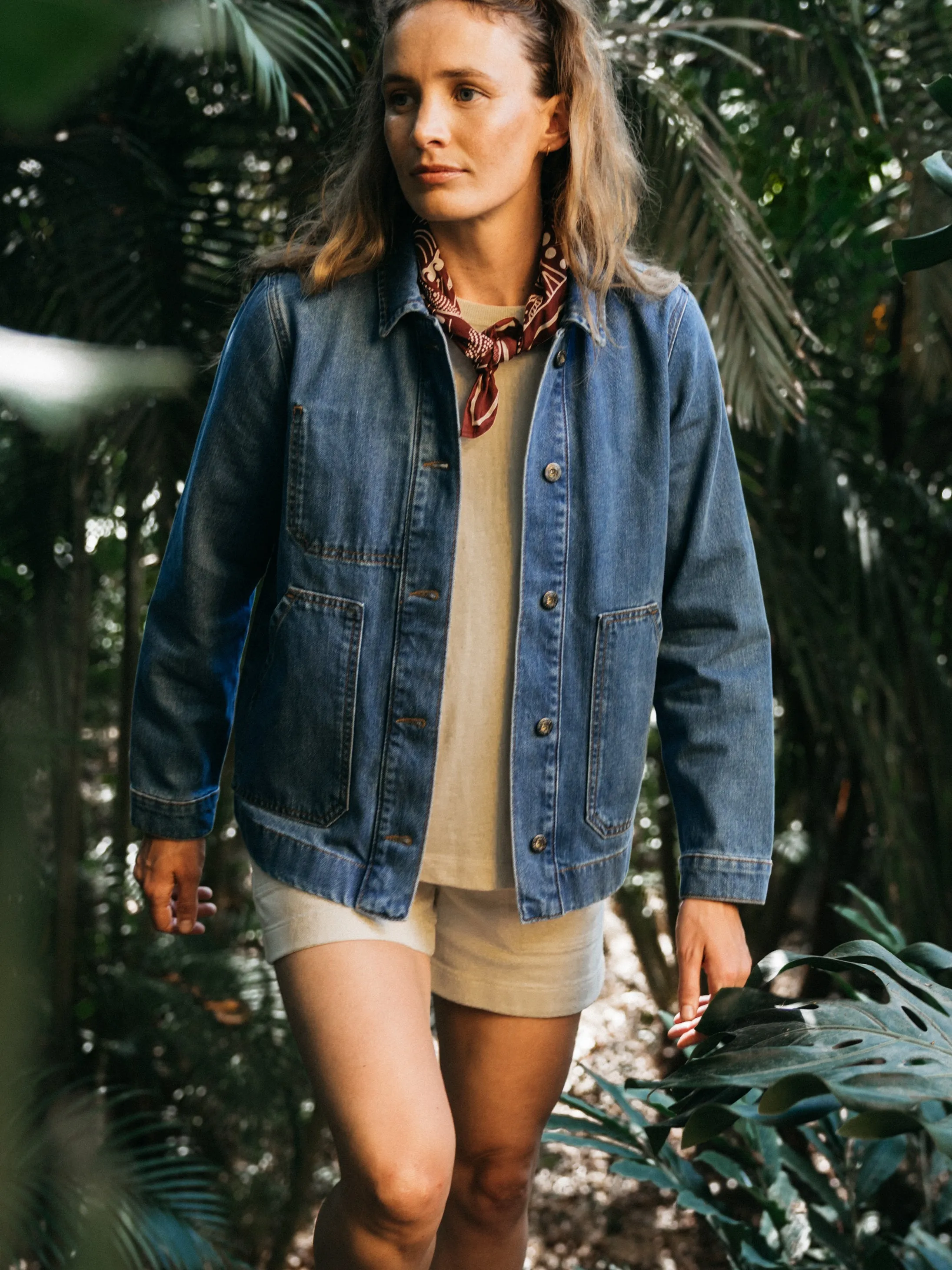 Women's Yarrel Denim Chore Jacket sold by Finisterre product image thumbnail 4