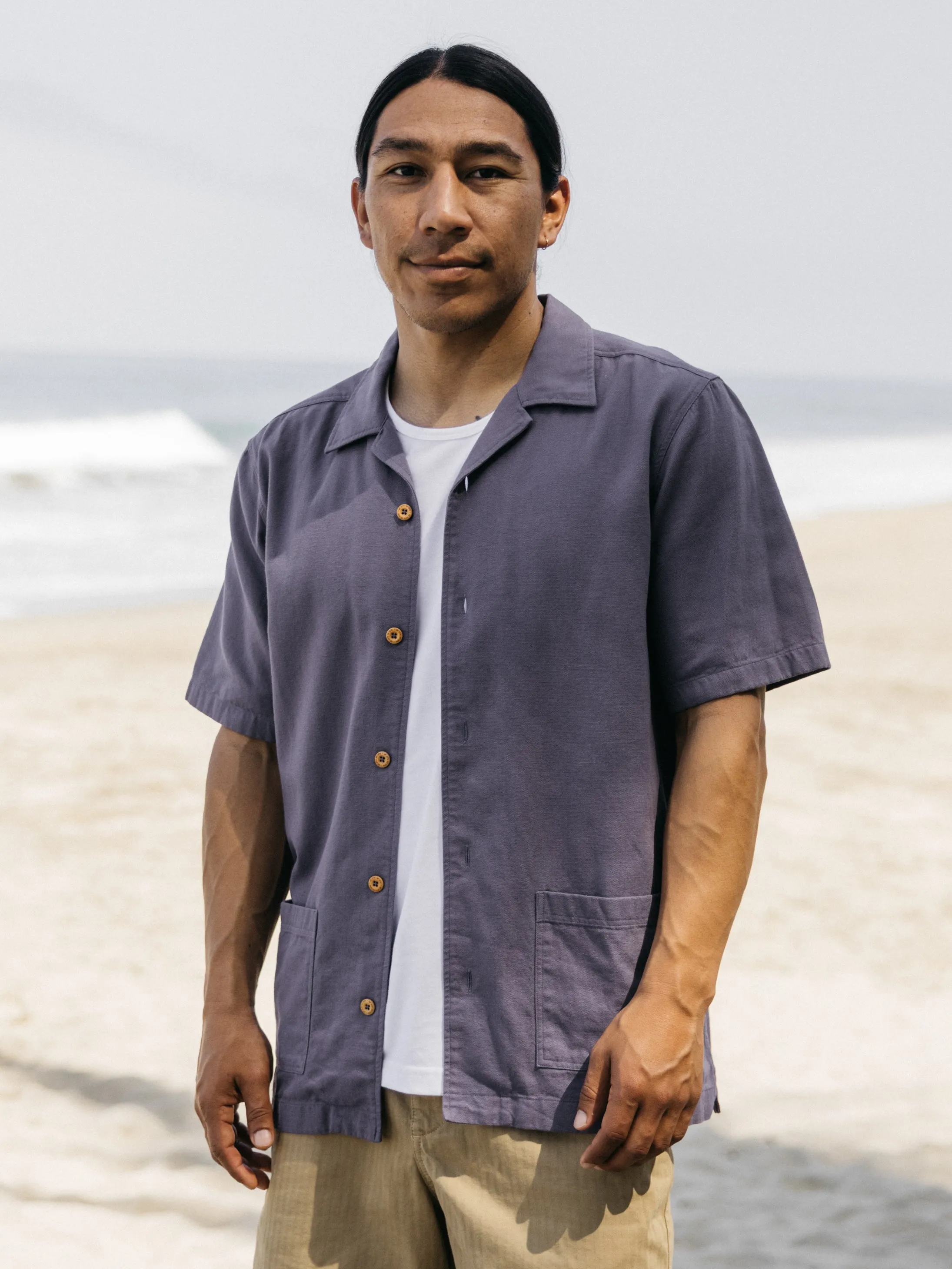 Men's Hendra Cotton Short Sleeve Shirt sold by Finisterre product image thumbnail 3