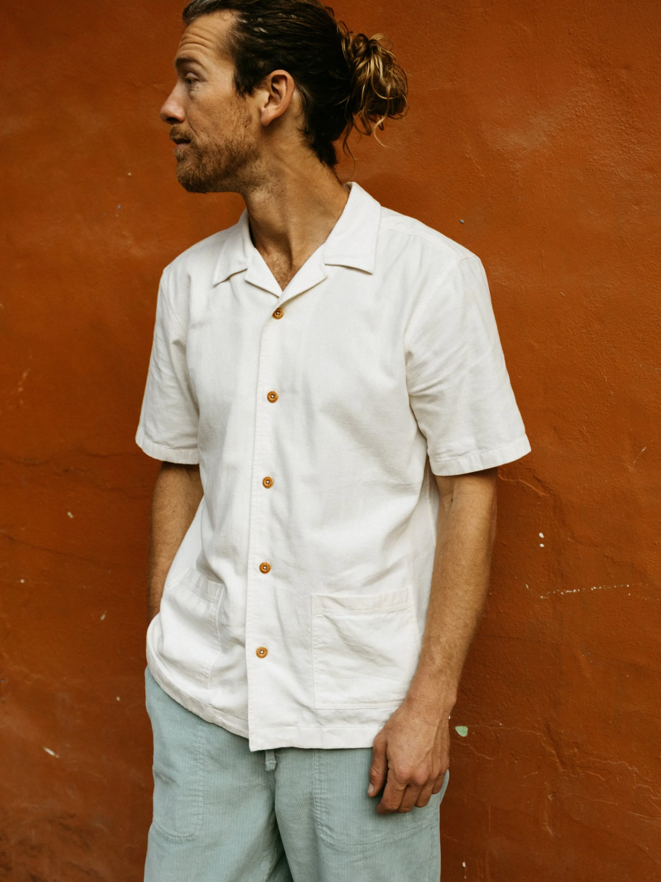 Men's Hendra Cotton Short Sleeve Shirt sold by Finisterre product image thumbnail 2