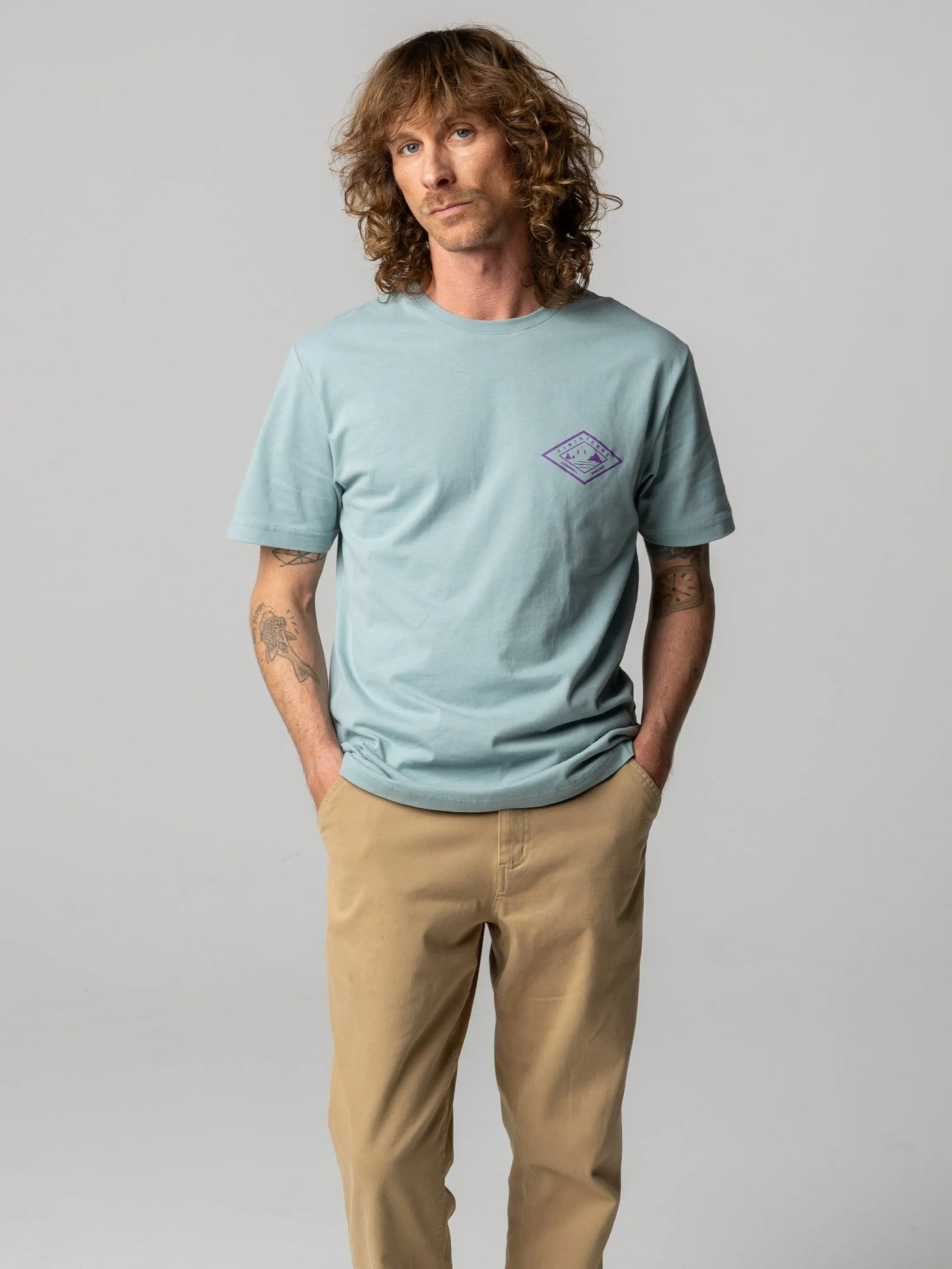 Men's Diamond Logo T-Shirt sold by Finisterre product image thumbnail 2
