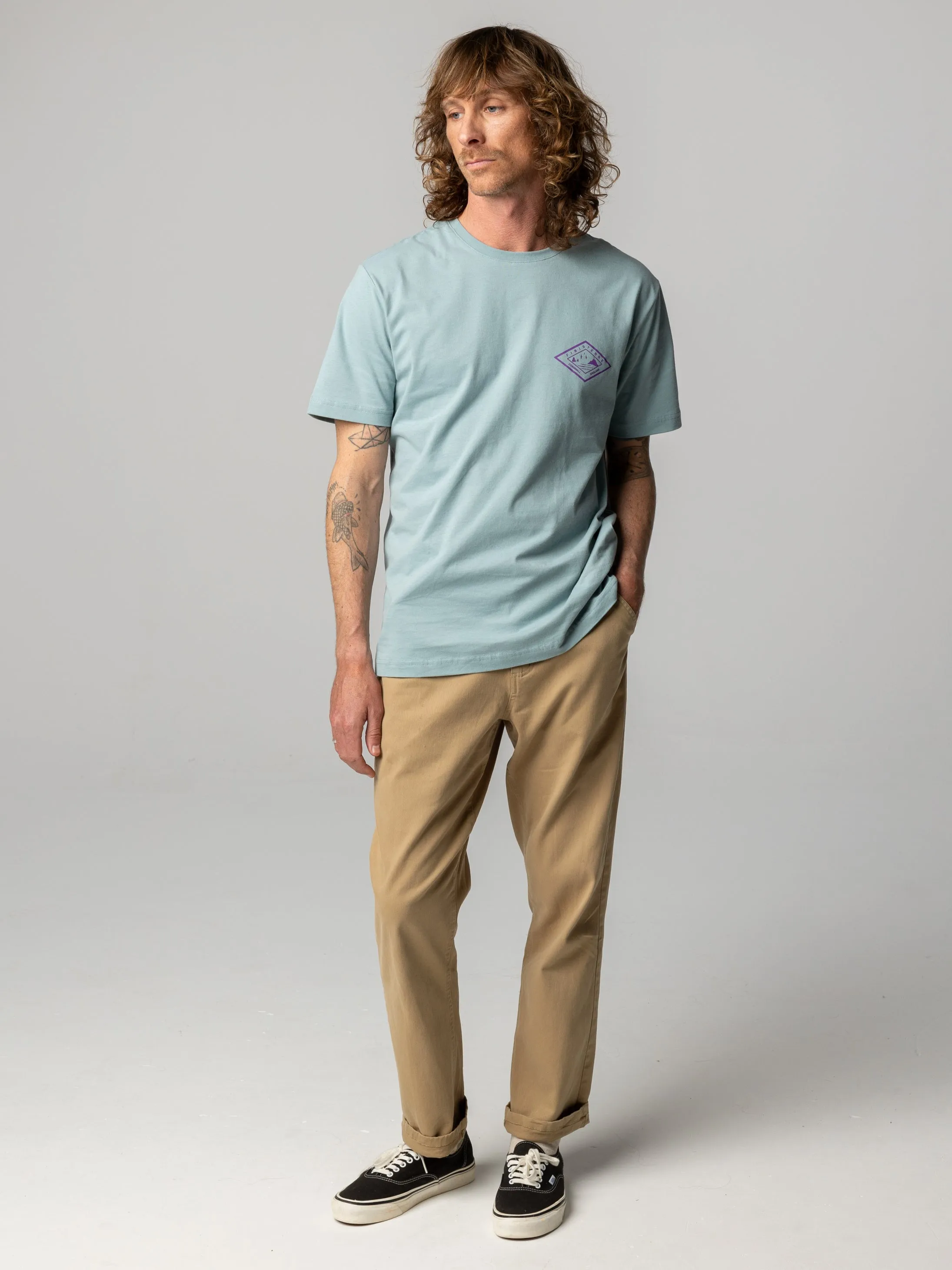 Men's Diamond Logo T-Shirt sold by Finisterre product image thumbnail 4