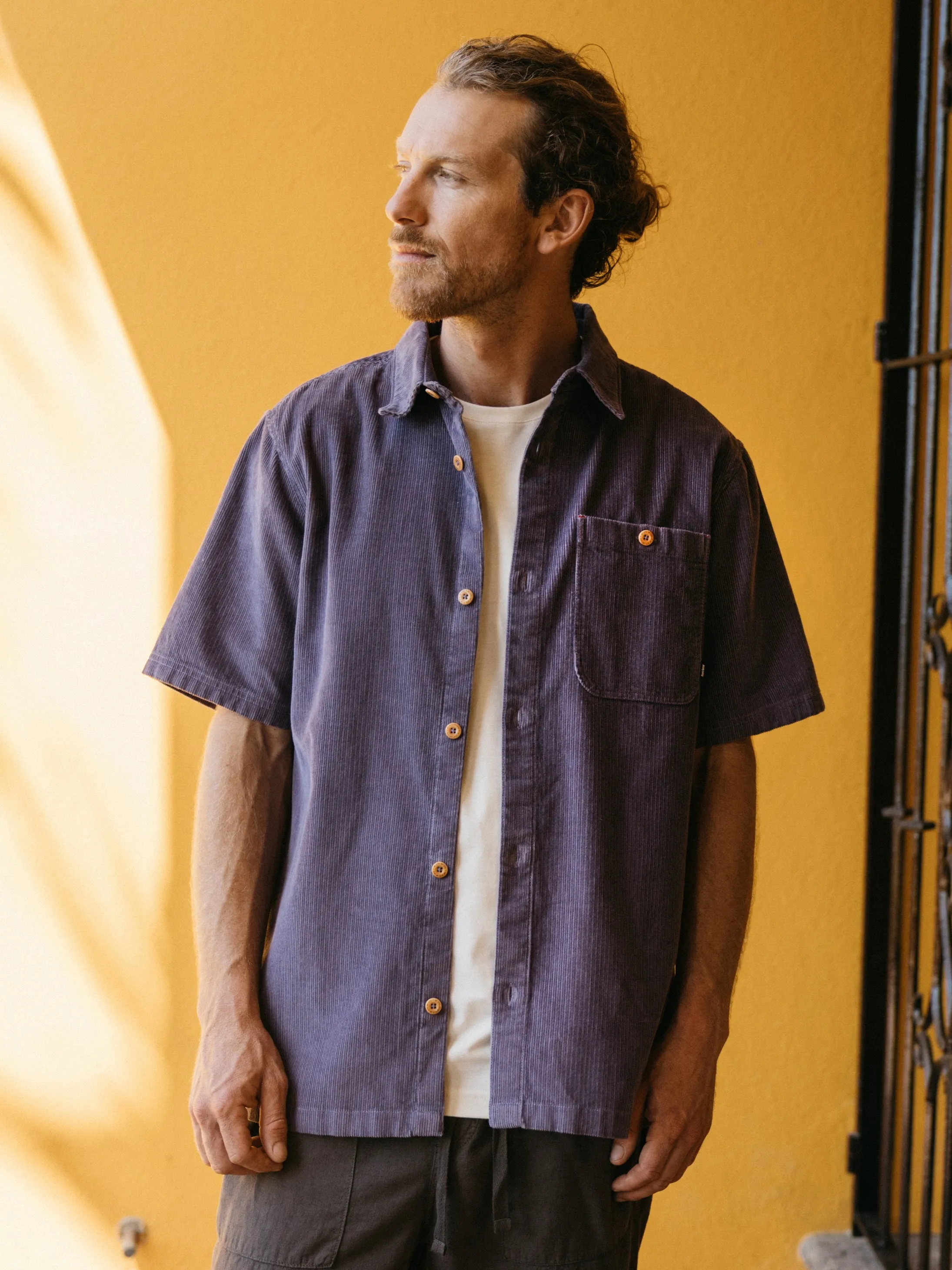 Men's Jetty Cord Short Sleeve Shirt sold by Finisterre product image thumbnail 2