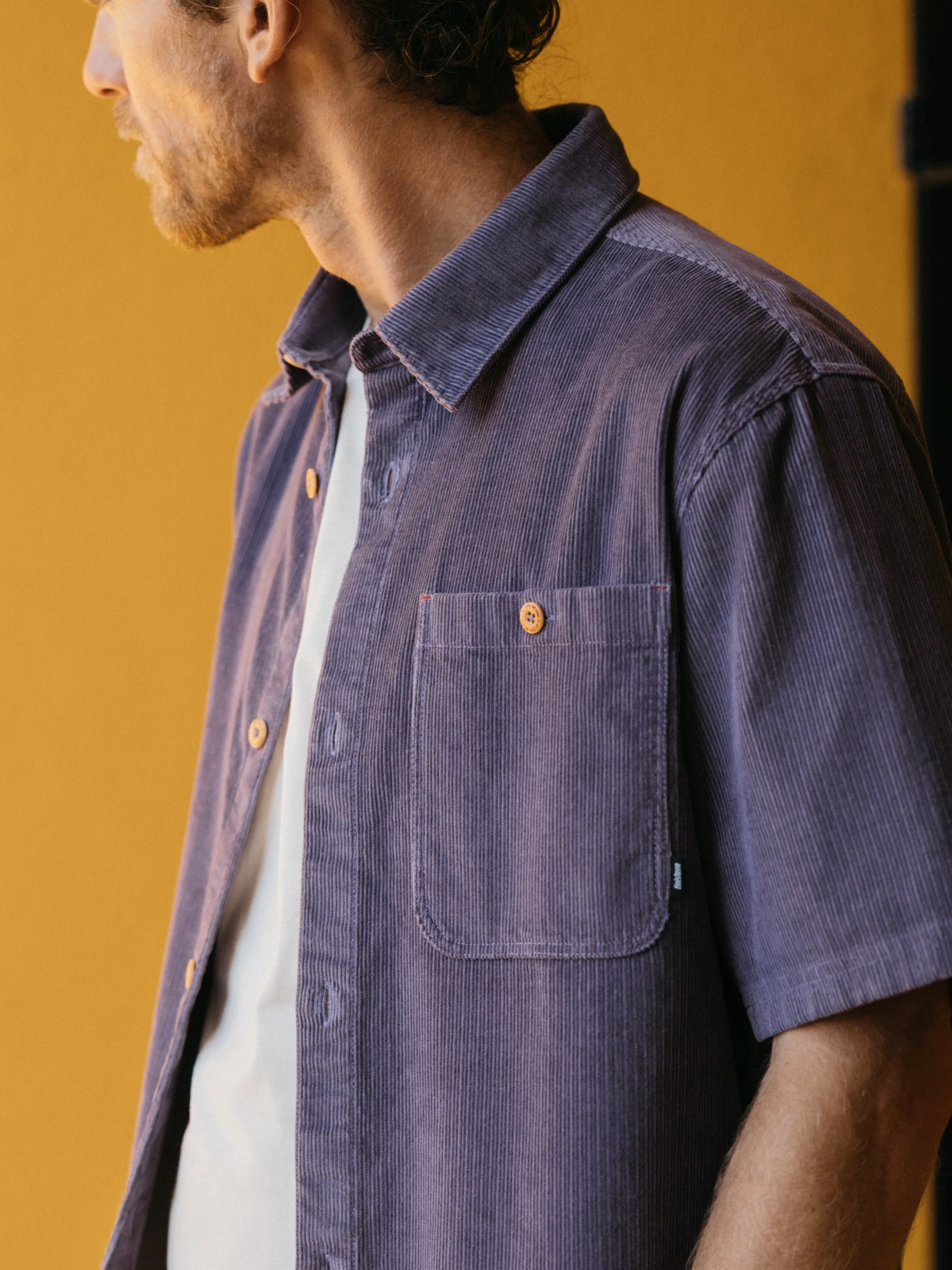 Men's Jetty Cord Short Sleeve Shirt sold by Finisterre product image thumbnail 3