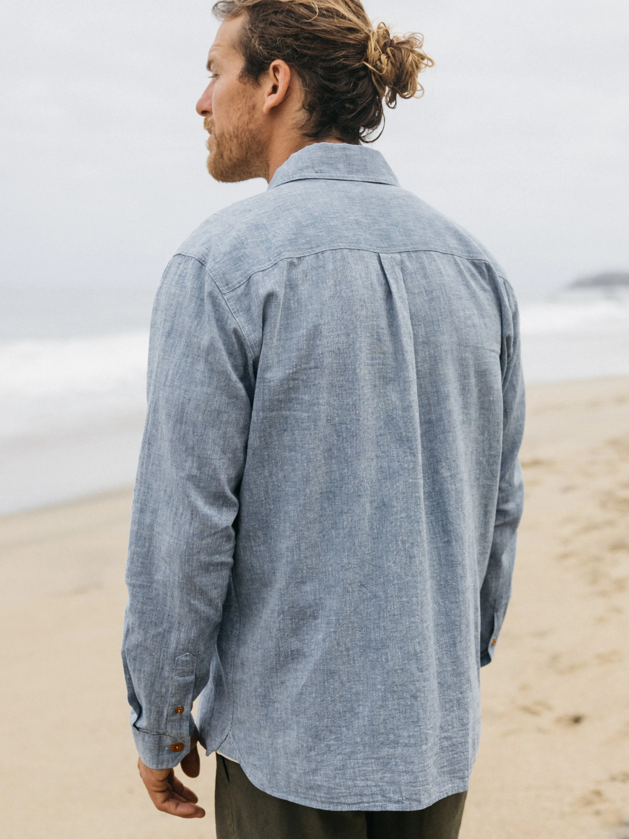 Men's Opie Chambray Shirt sold by Finisterre product image thumbnail 3