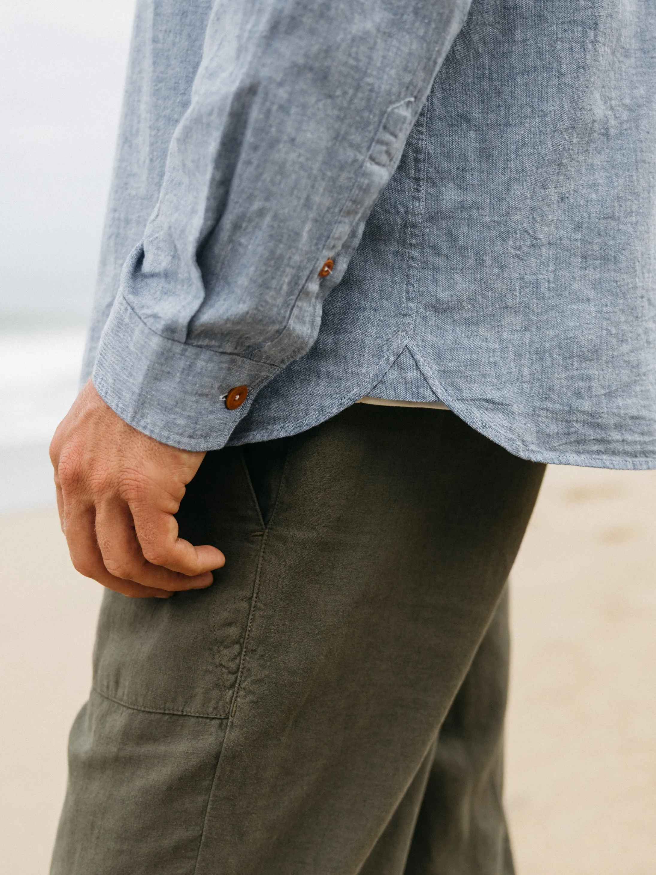 Men's Opie Chambray Shirt sold by Finisterre product image thumbnail 4