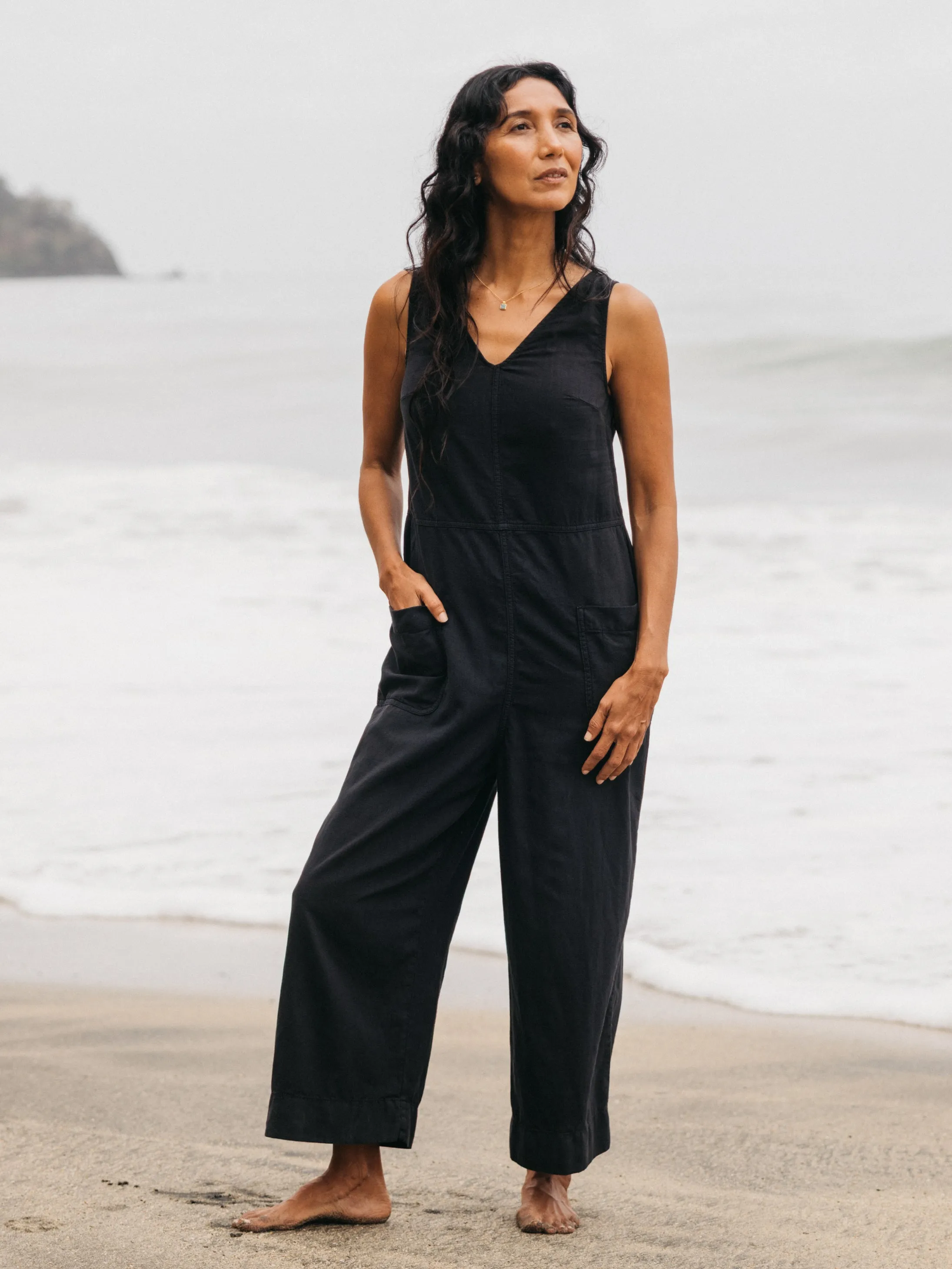 Women's Morva Hemp Jumpsuit sold by Finisterre product image thumbnail 2