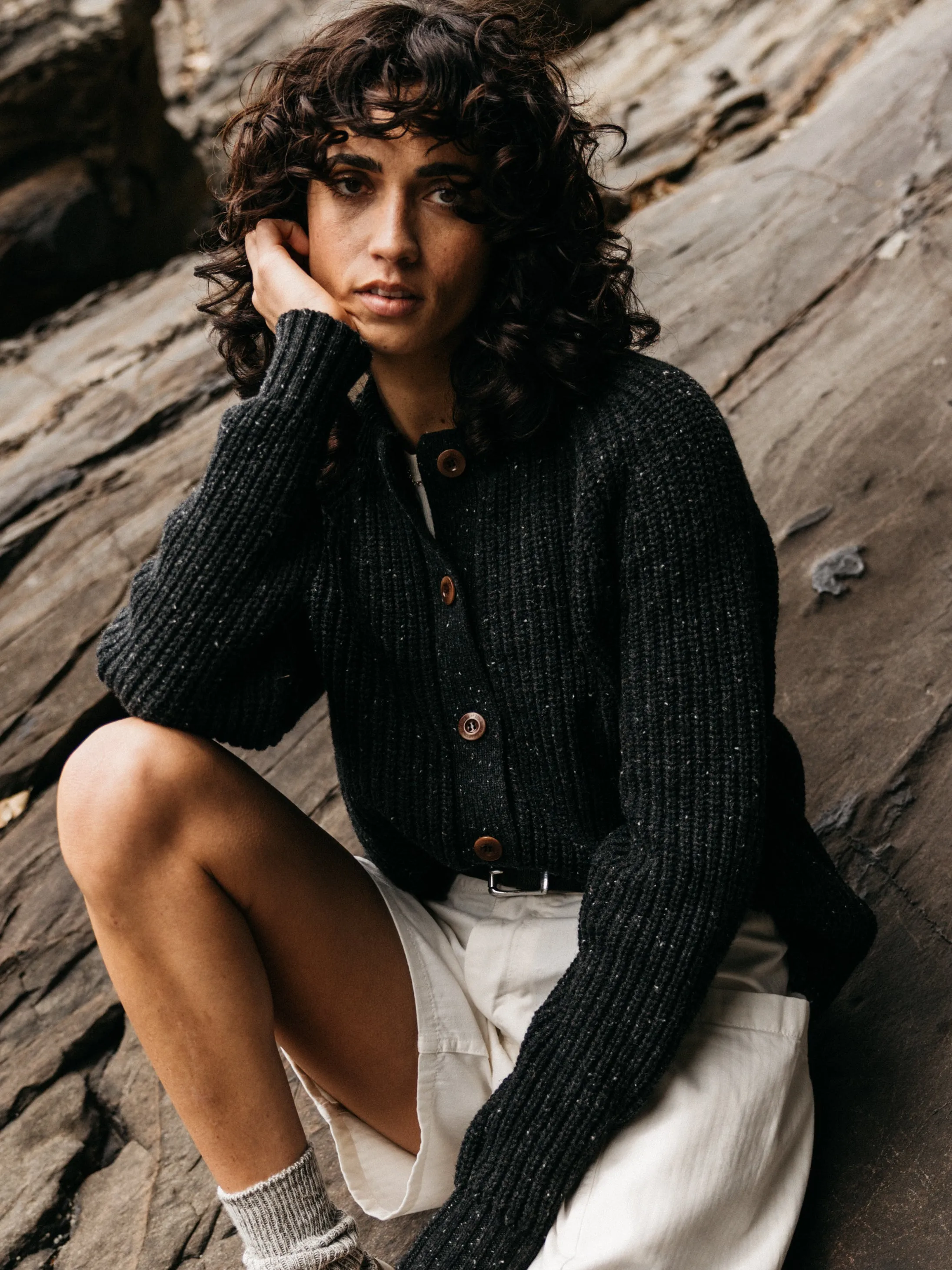 Women's Mora Crew Neck Cardigan sold by Finisterre product image thumbnail 2