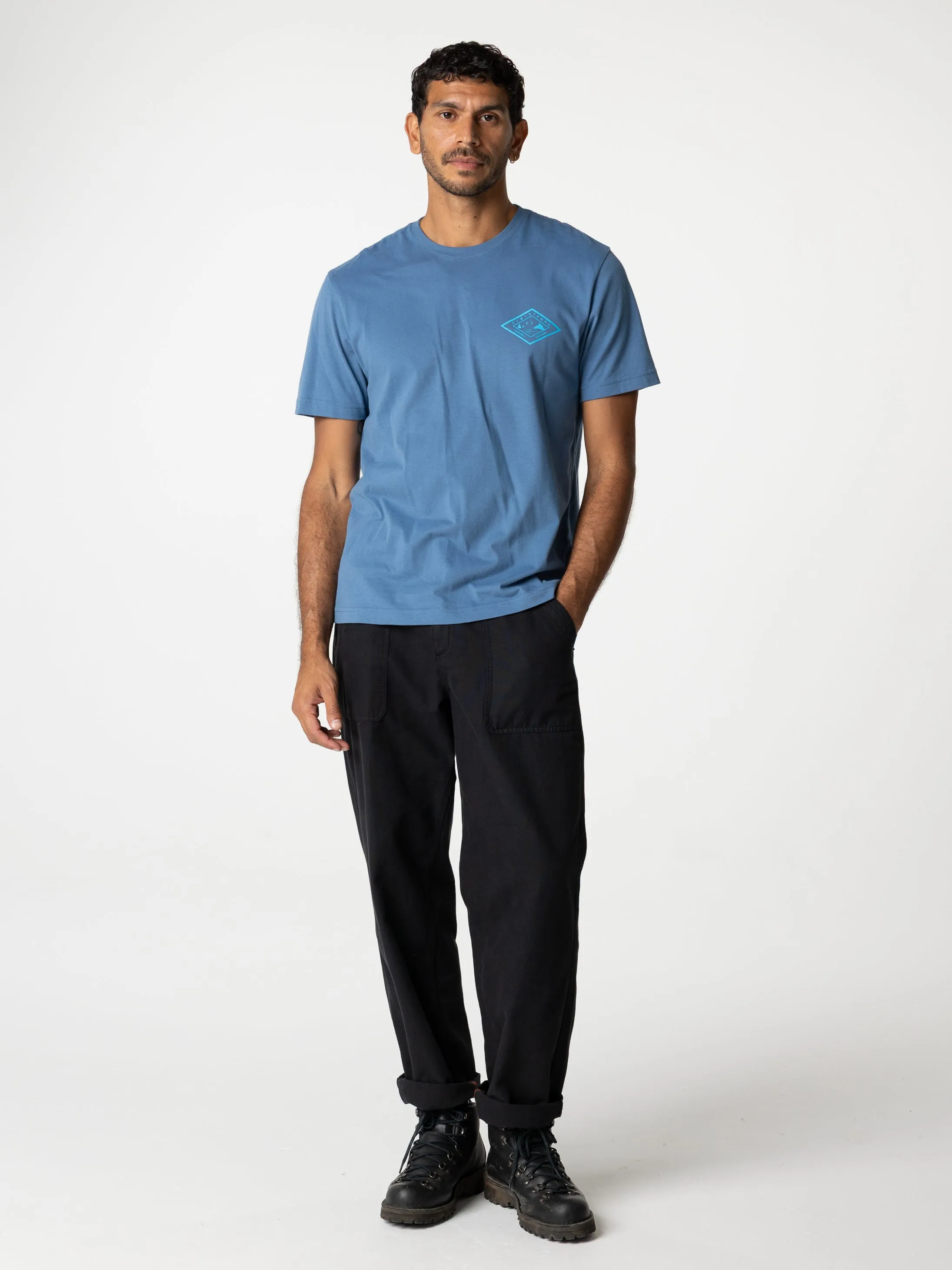 Men's Diamond Logo T-Shirt sold by Finisterre product image thumbnail 3