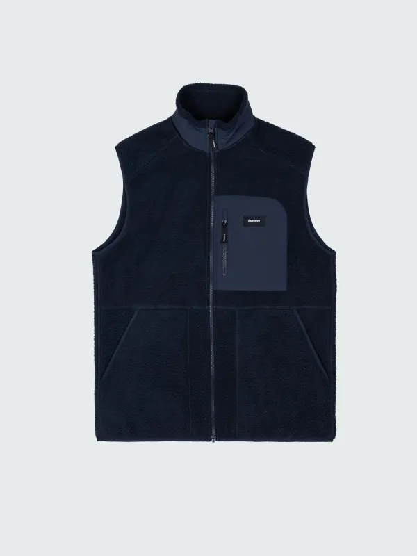 Men's Bolster Fleece Vest sold by Finisterre
