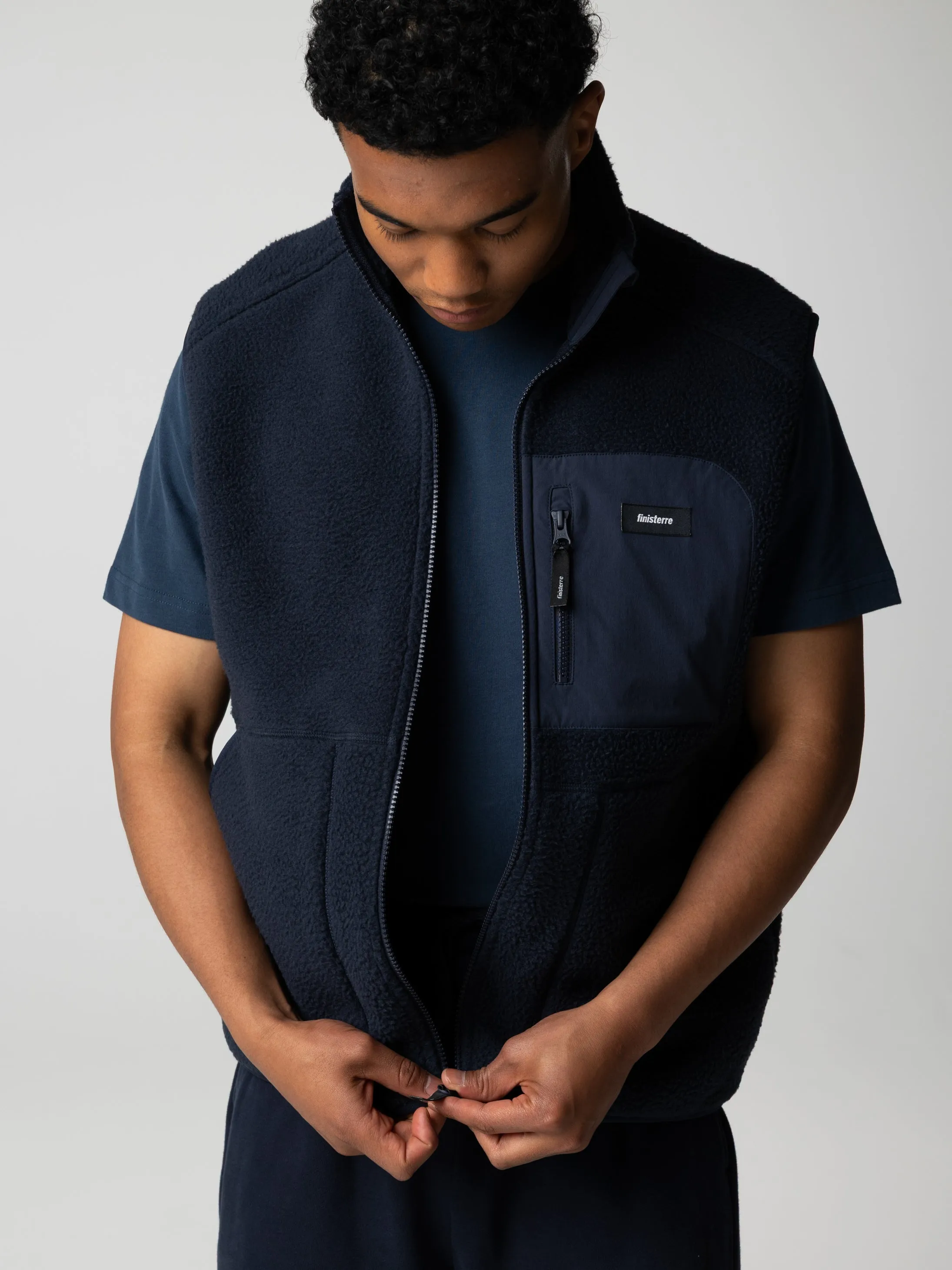 Men's Bolster Fleece Vest sold by Finisterre product image thumbnail 5