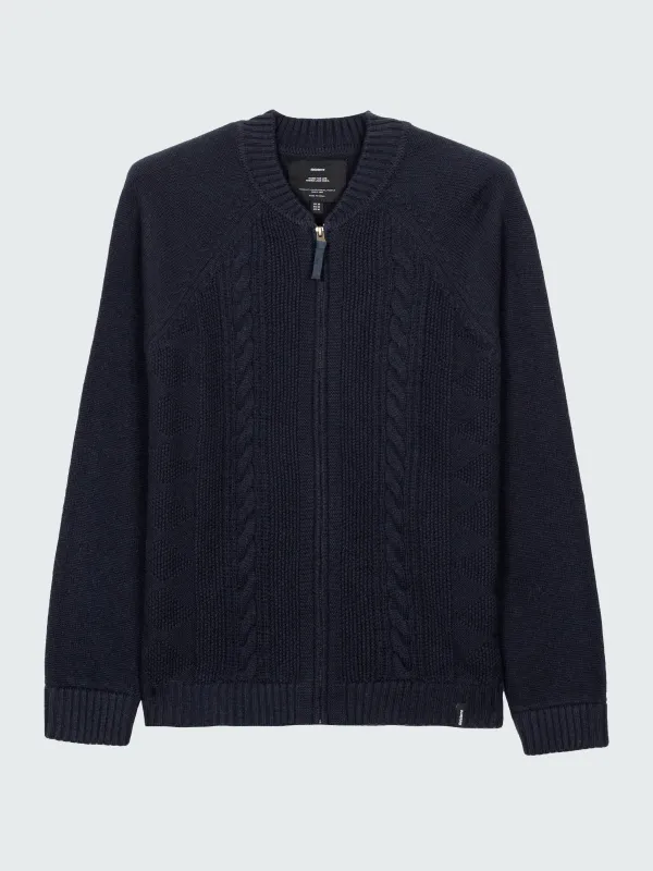 Men's Polperro Knit Cardigan made by Finisterre