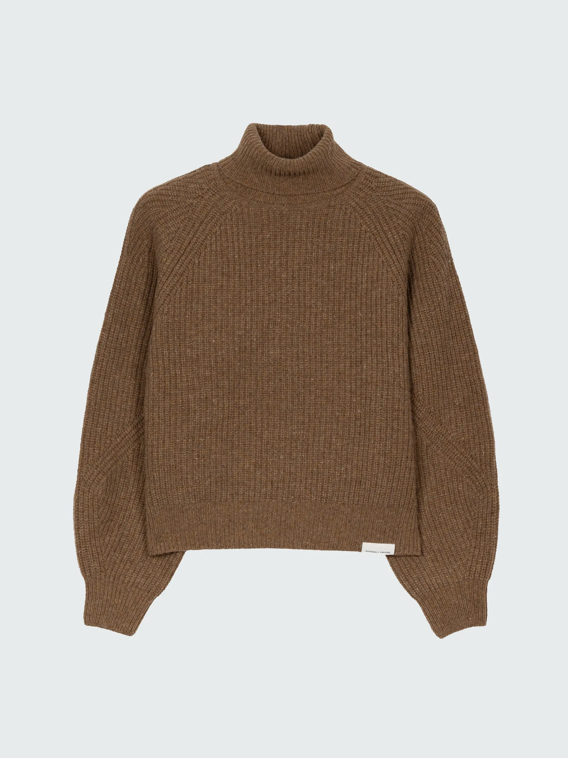 Amy Powney + Finisterre Women's Fisherman Rib Roll Neck Sweater sold by Finisterre