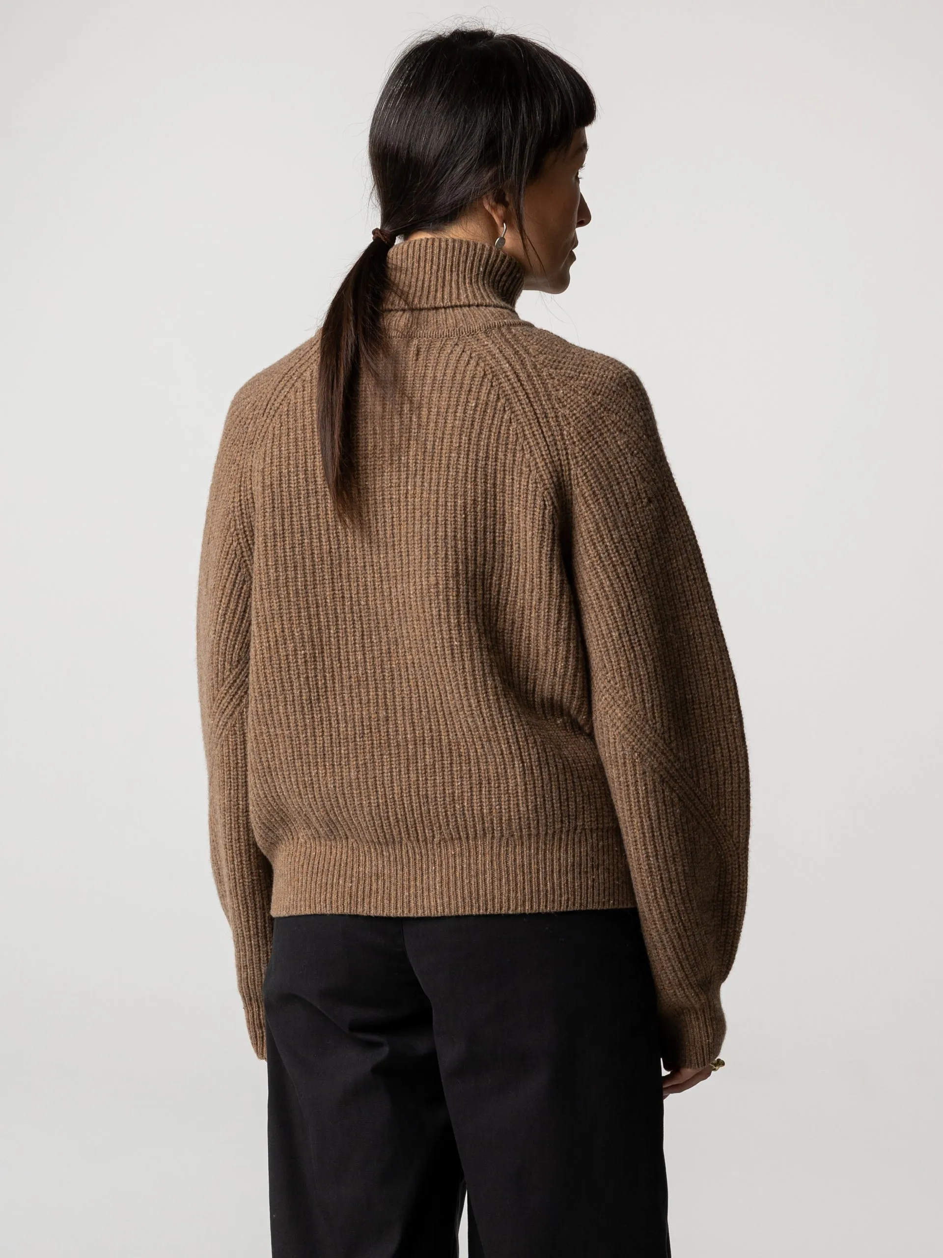 Amy Powney + Finisterre Women's Fisherman Rib Roll Neck Sweater sold by Finisterre product image thumbnail 5