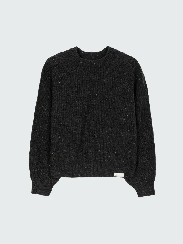 Amy Powney + Finisterre Women's Fisherman Rib Crew Neck Sweater sold by Finisterre