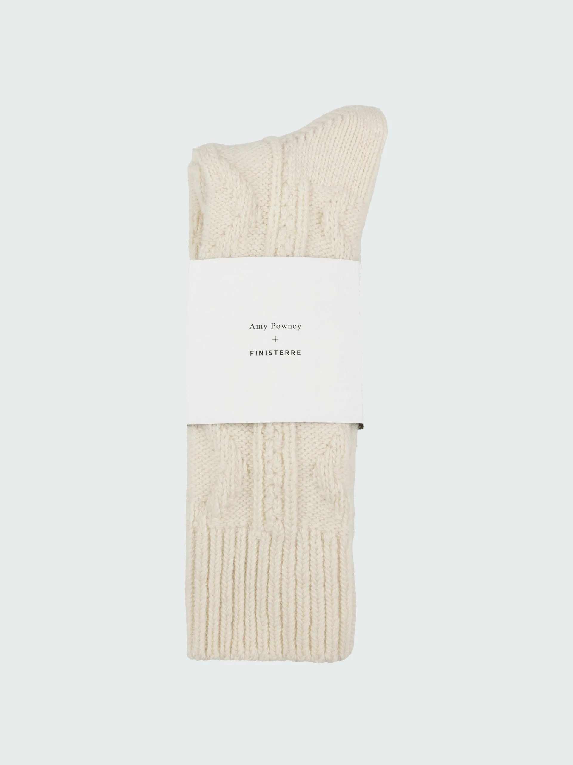 Amy Powney + Finisterre Cable Knit Sock sold by Finisterre