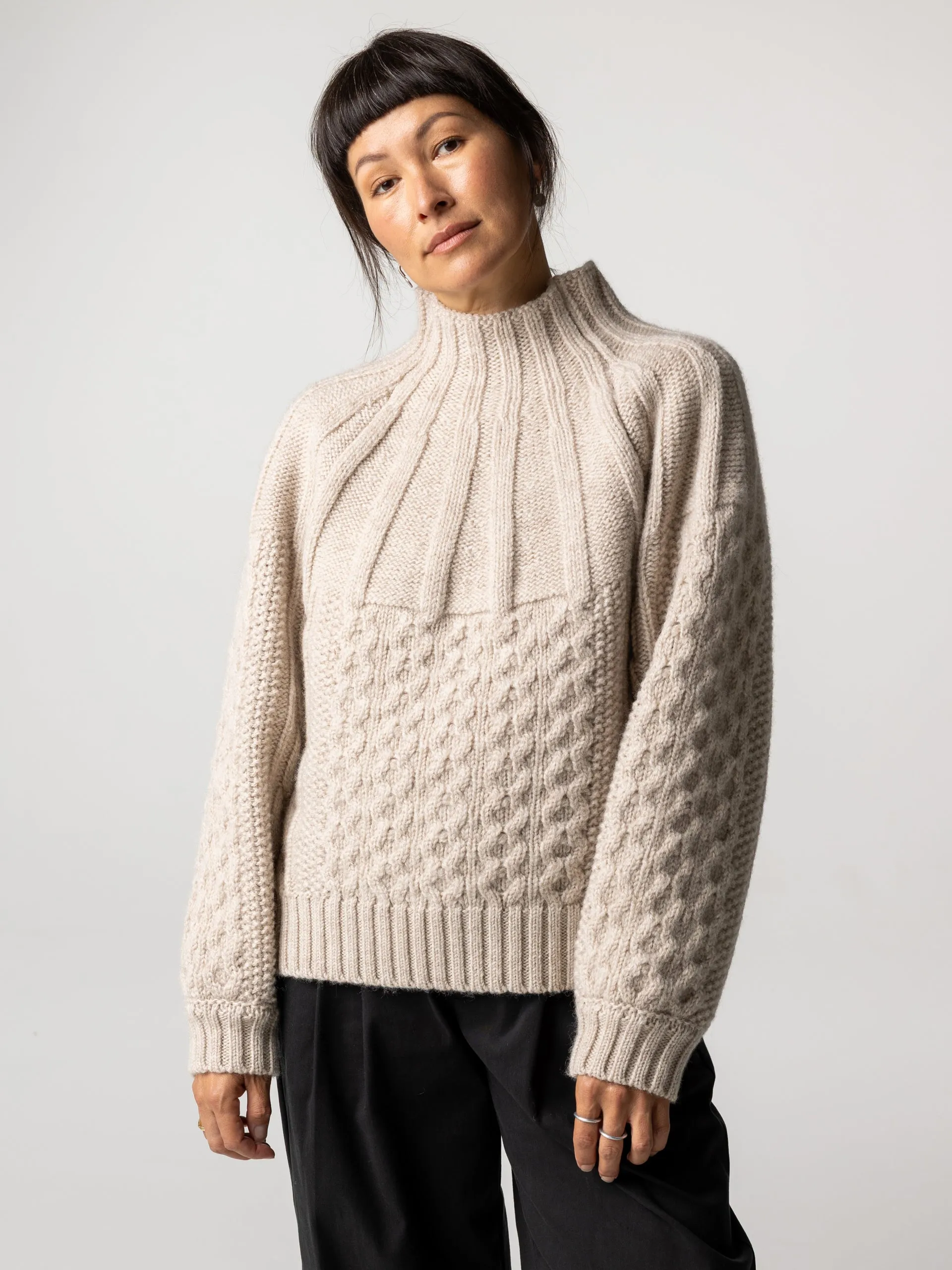 Amy Powney + Finisterre Women's Aran Knit Sweater sold by Finisterre product image thumbnail 4