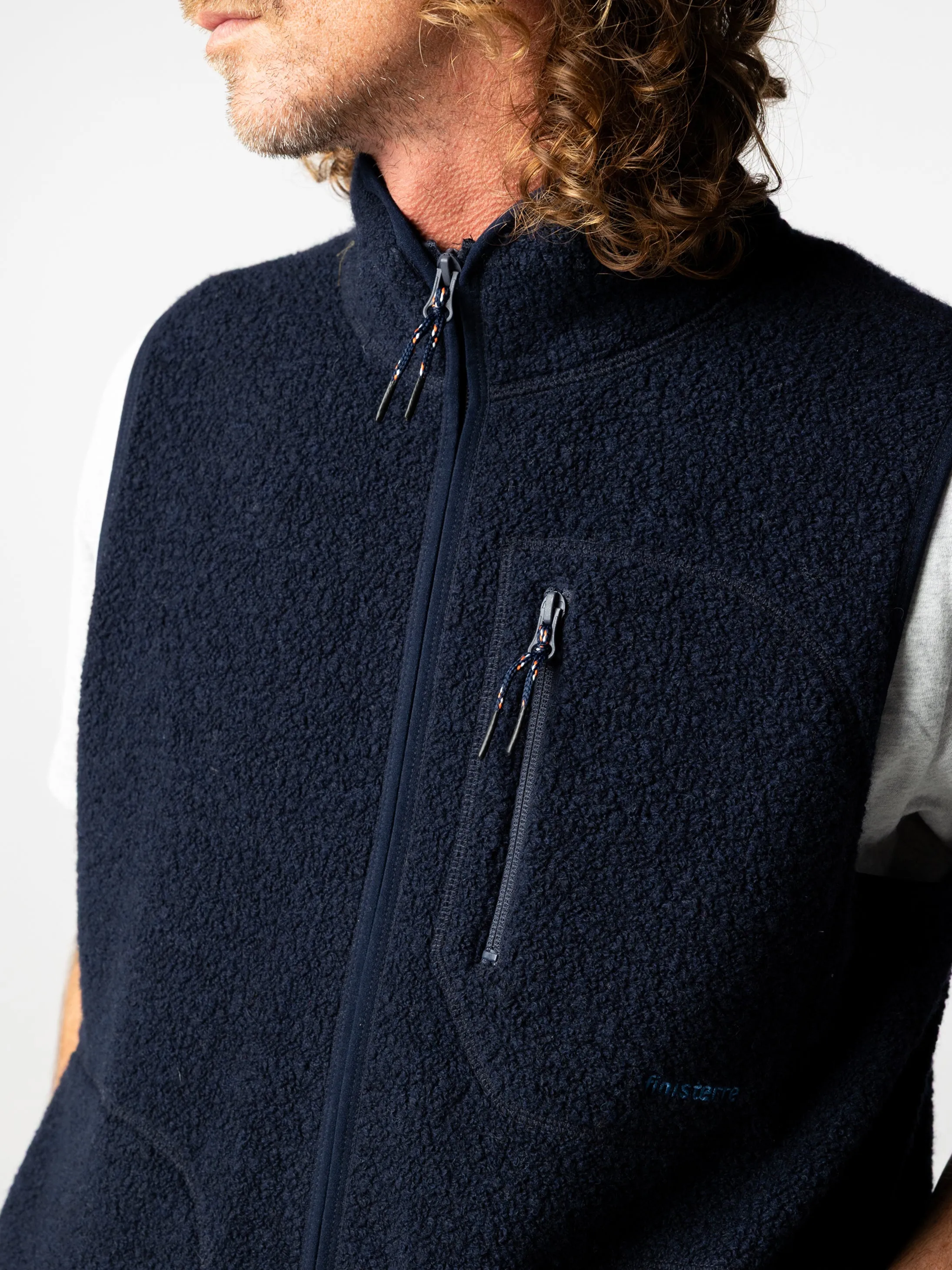 Men's Portell Wool Fleece Vest sold by Finisterre product image thumbnail 3