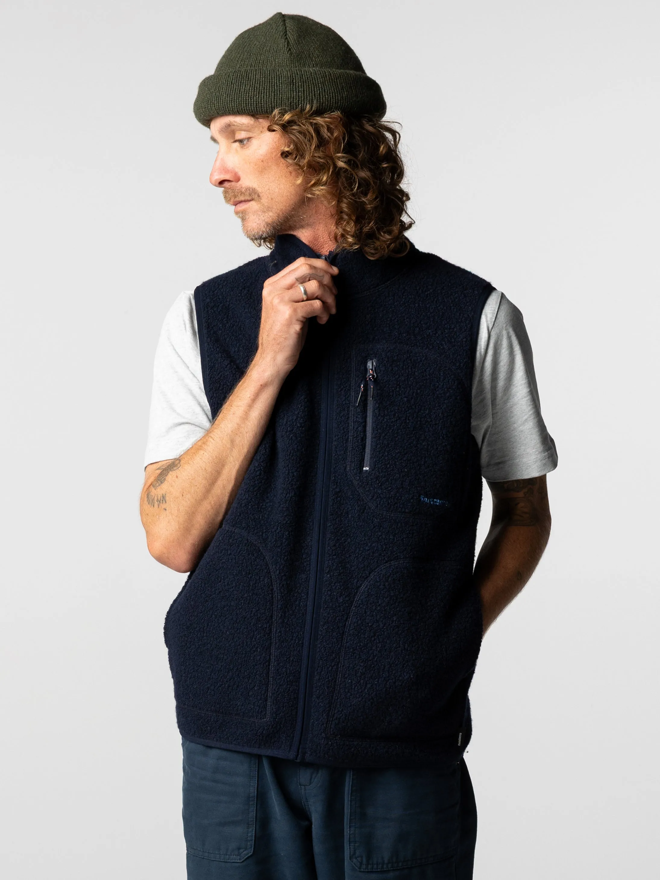 Men's Portell Wool Fleece Vest sold by Finisterre product image thumbnail 2