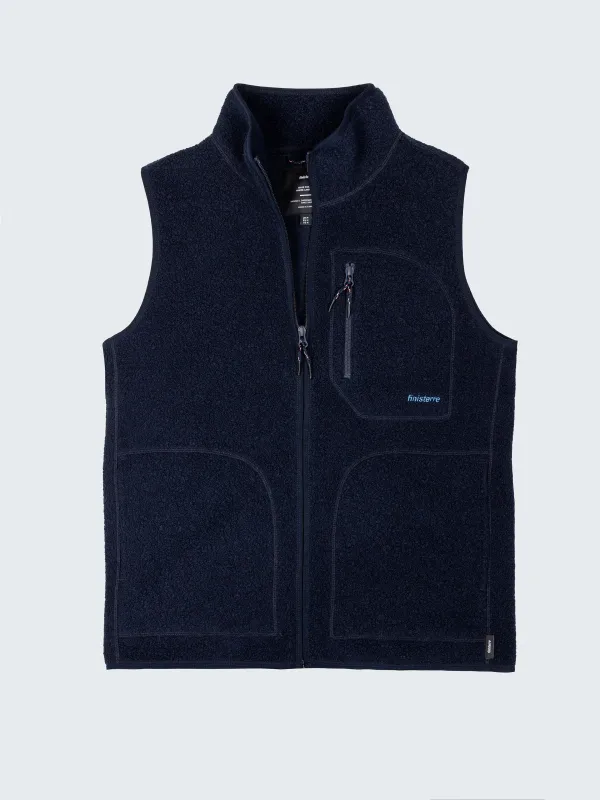 Men's Portell Wool Fleece Vest sold by Finisterre