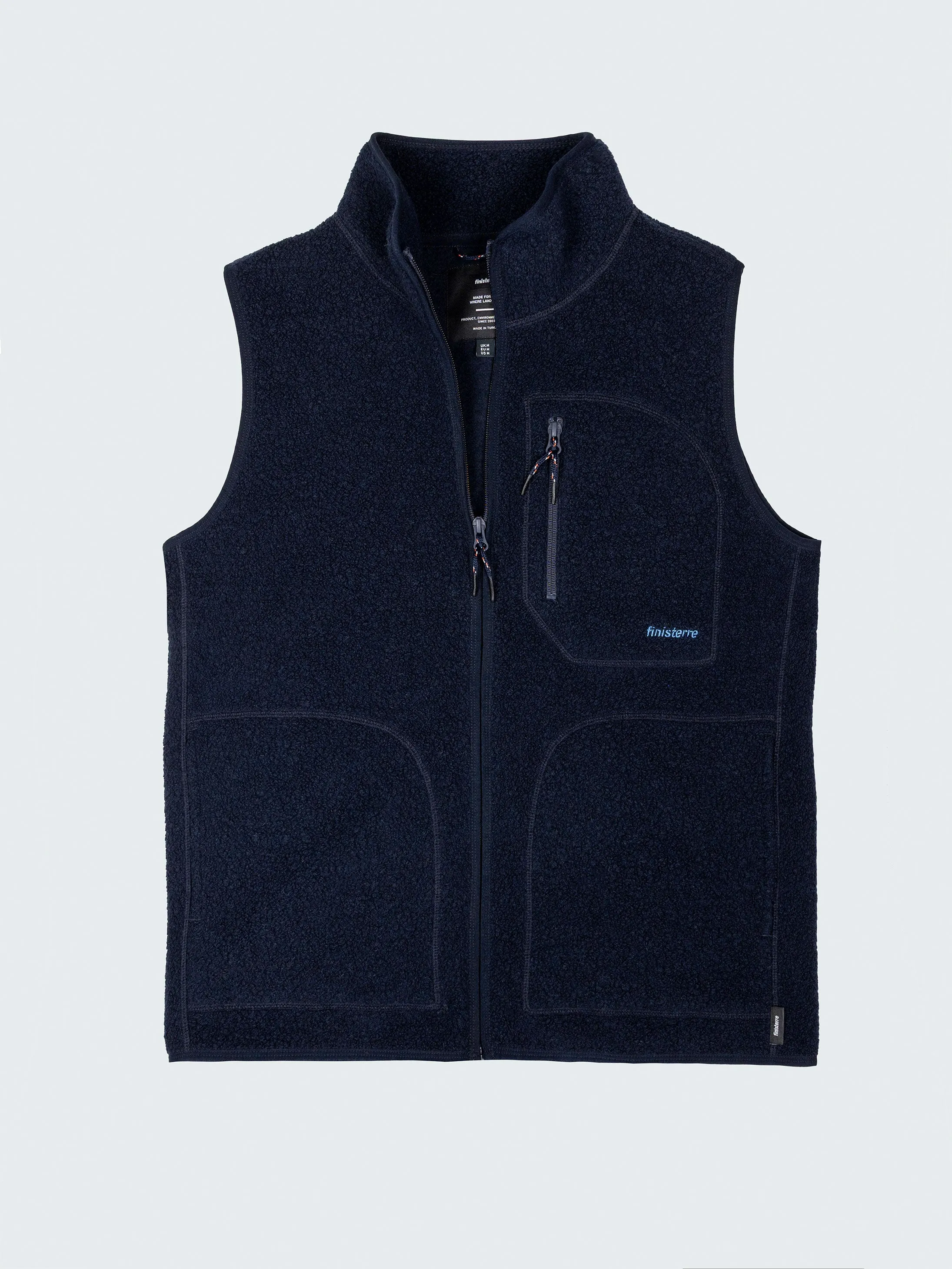 Men's Portell Wool Fleece Vest sold by Finisterre