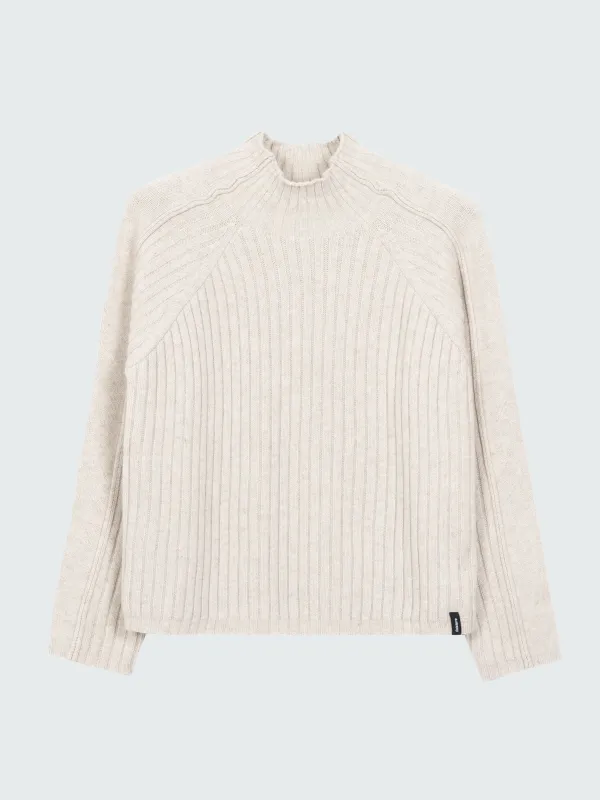 Women's Breakwater High Neck Ribbed Sweater sold by Finisterre