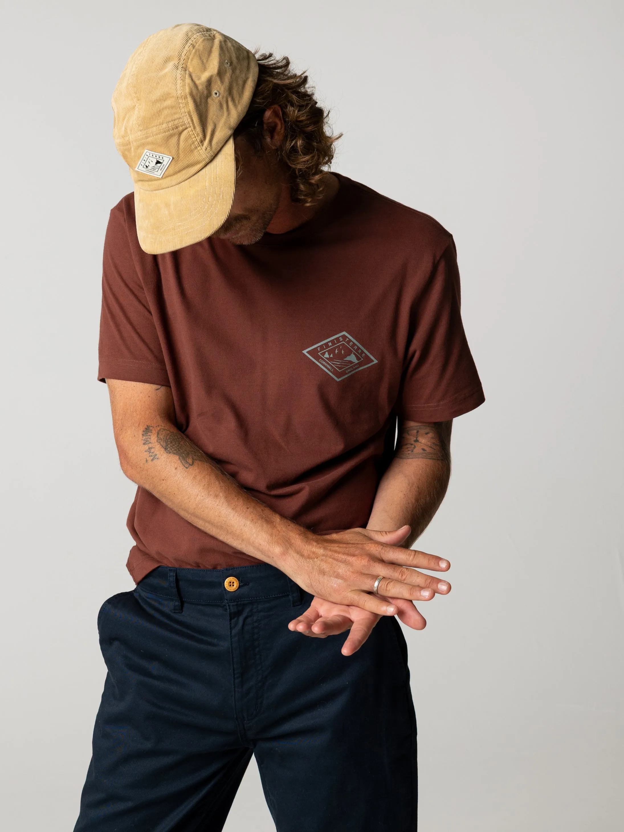 Men's Diamond Logo T-Shirt sold by Finisterre product image thumbnail 2