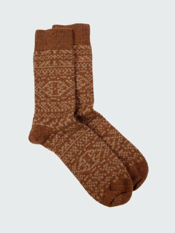 Fen Fair Isle Sock sold by Finisterre