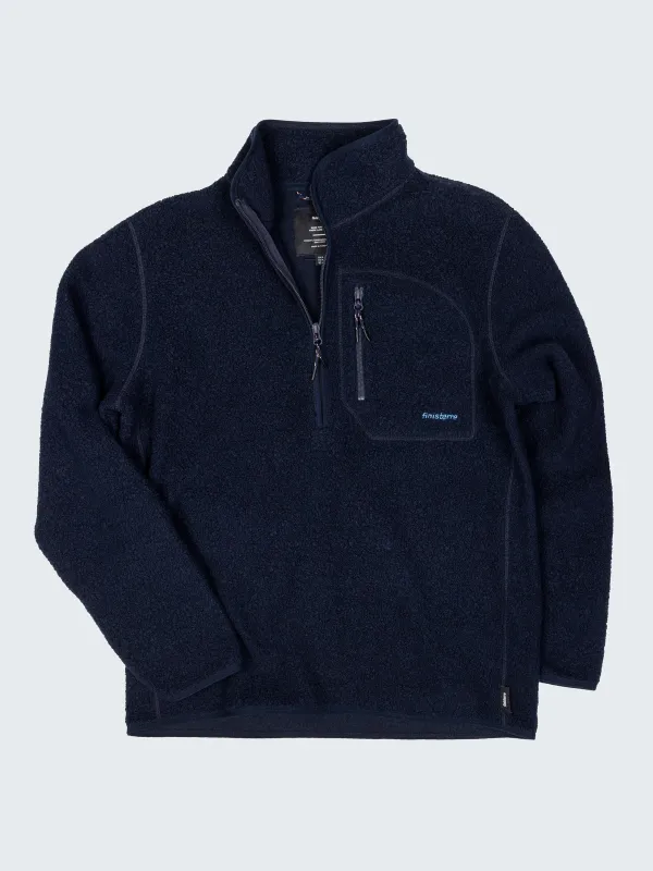 Men's Portell Wool 1/4 Zip Fleece sold by Finisterre