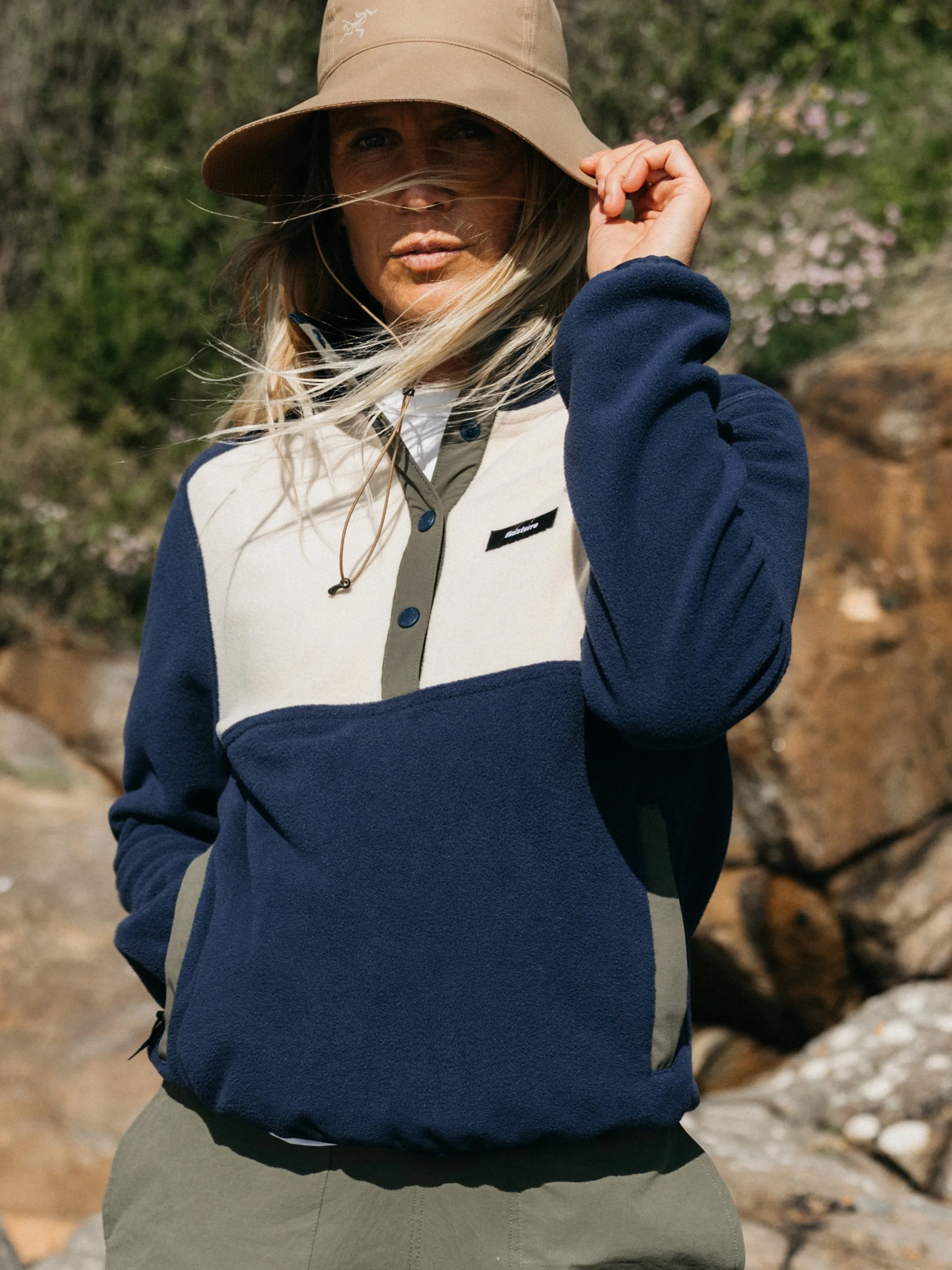 Women's Axiom 1/4 Snap Fleece sold by Finisterre product image thumbnail 3