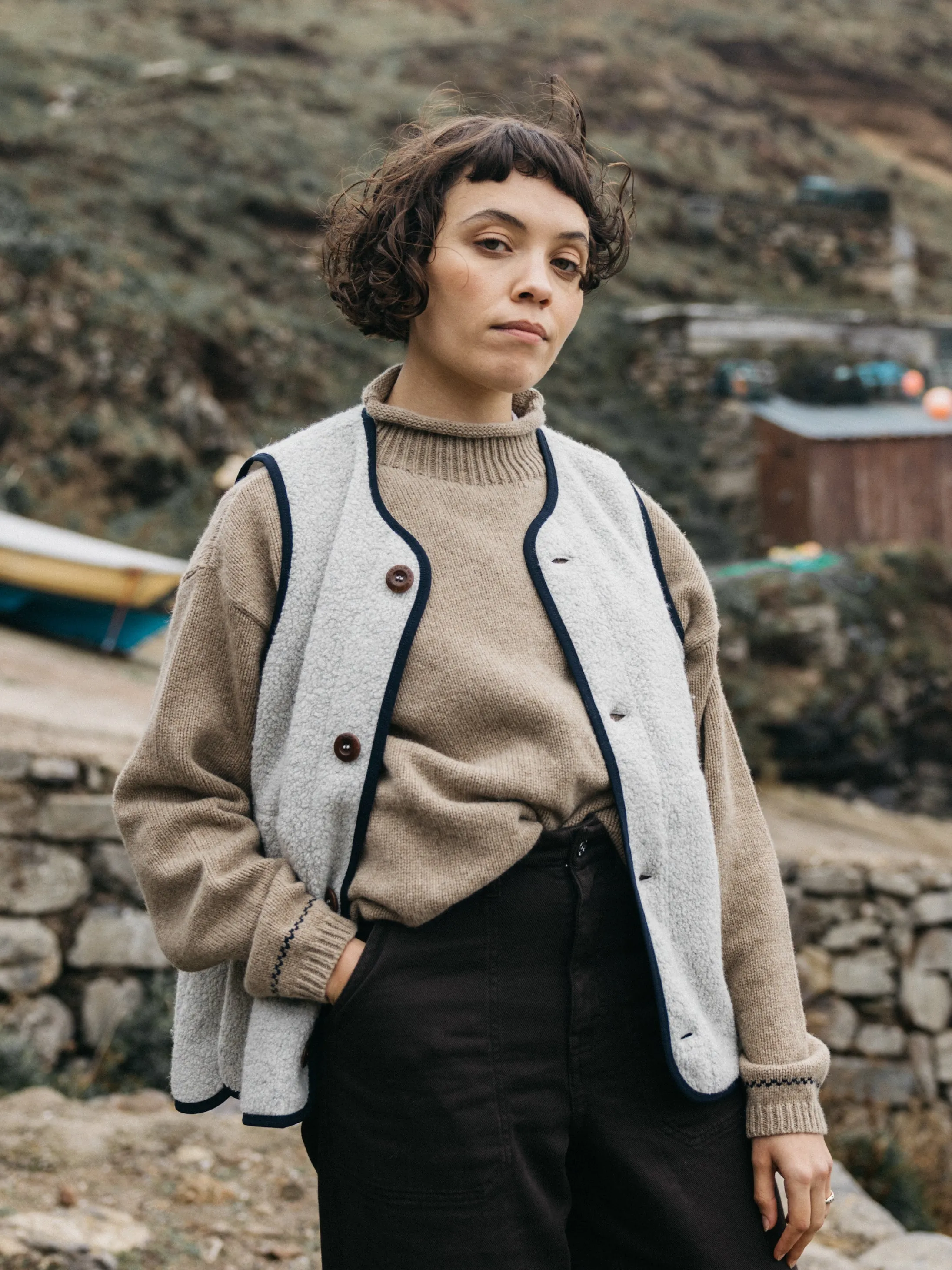 Women's Elowen Fleece Vest sold by Finisterre product image thumbnail 2
