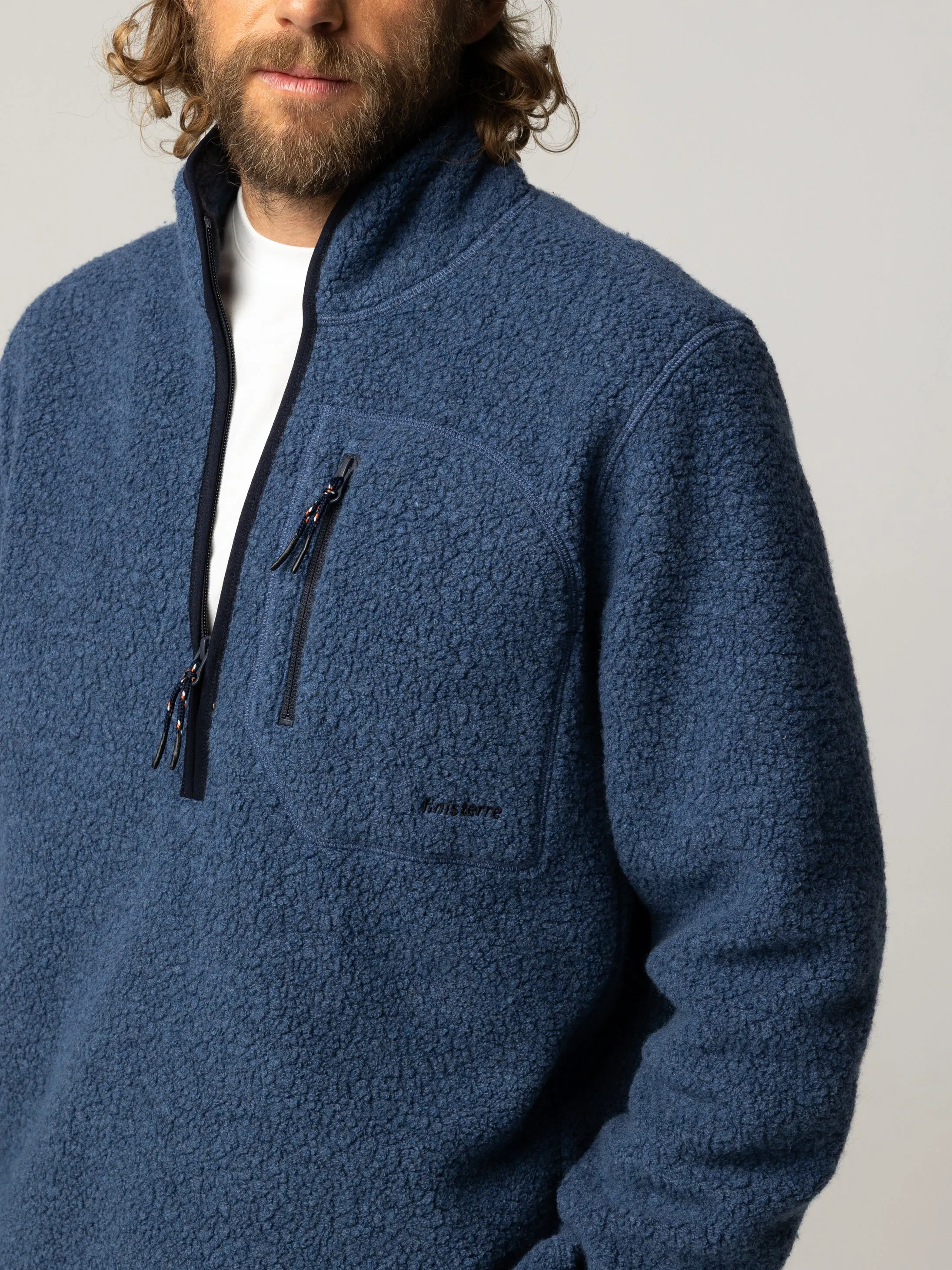Men's Portell Wool 1/4 Zip Fleece sold by Finisterre product image thumbnail 3