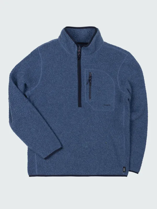 Men's Portell Wool 1/4 Zip Fleece sold by Finisterre