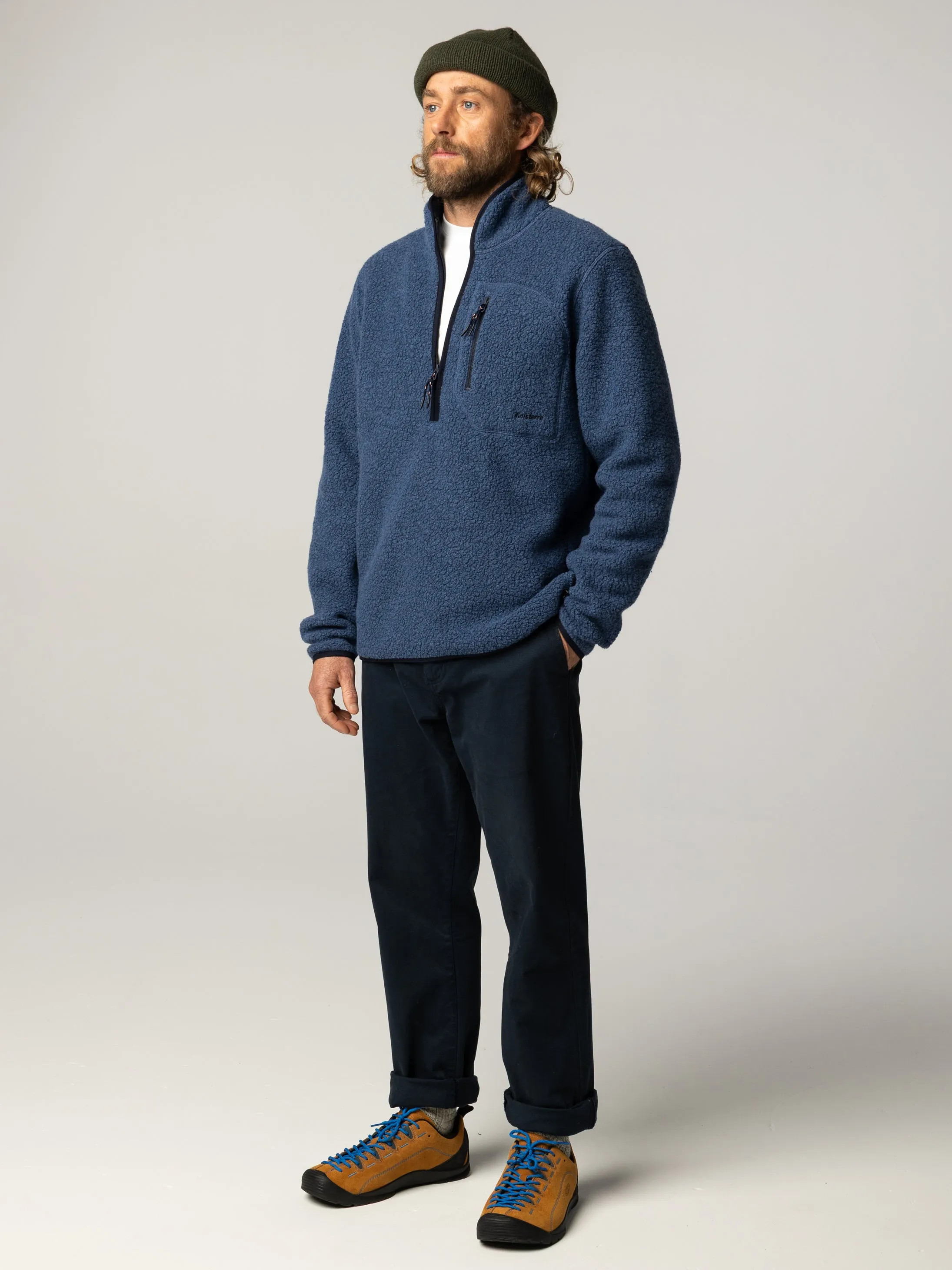 Men's Portell Wool 1/4 Zip Fleece sold by Finisterre product image thumbnail 4