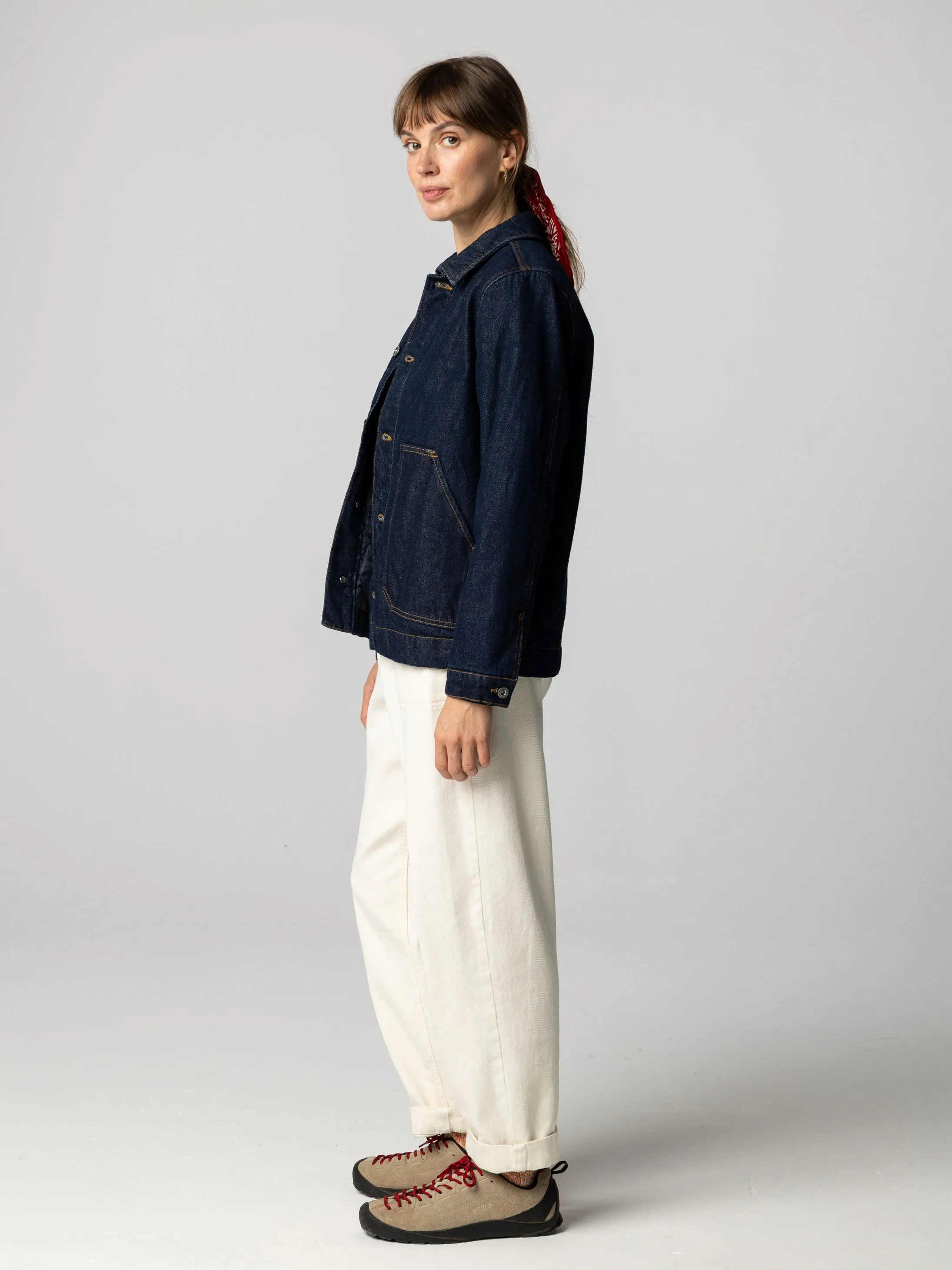 Women's Yarrel Quilted Denim Jacket sold by Finisterre product image thumbnail 3