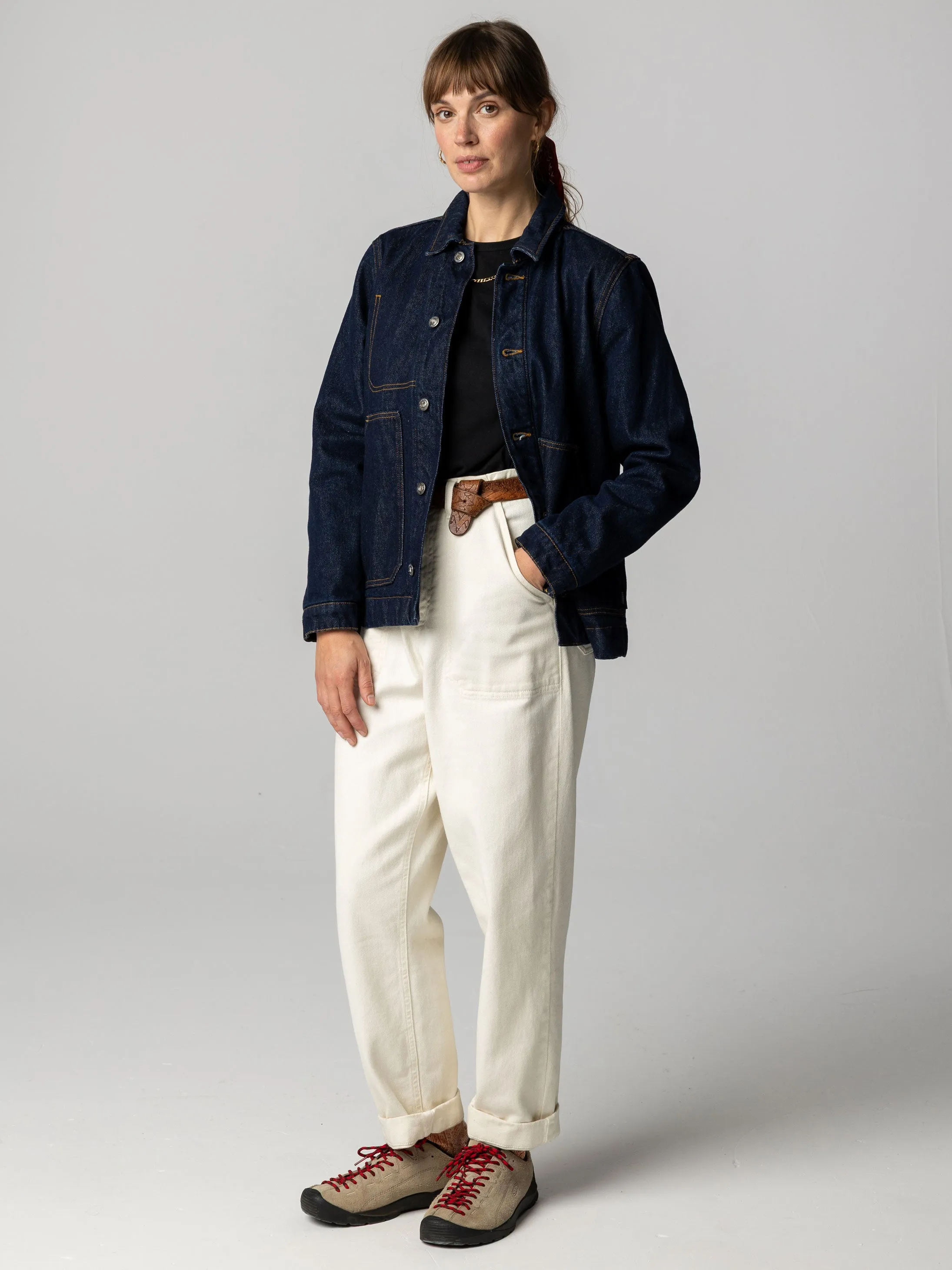 Women's Yarrel Quilted Denim Jacket sold by Finisterre product image thumbnail 2