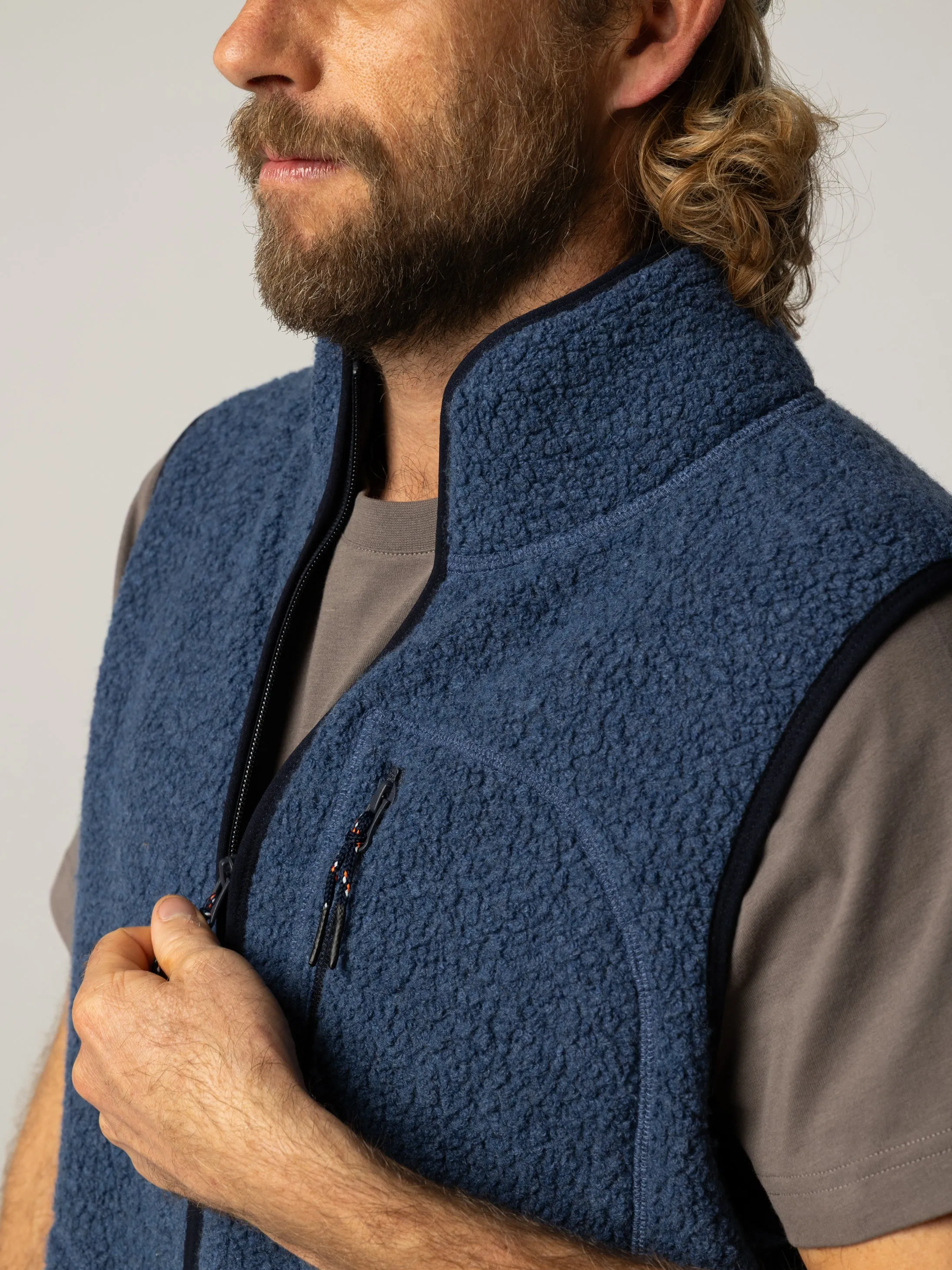Men's Portell Wool Fleece Vest sold by Finisterre product image thumbnail 3
