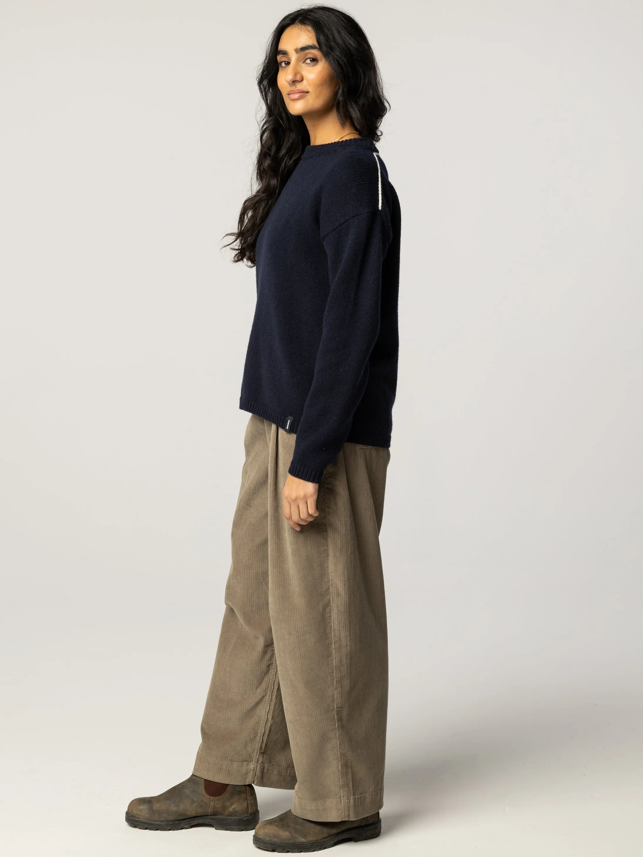 Women's Eva Contrast Stitch Sweater sold by Finisterre product image thumbnail 4