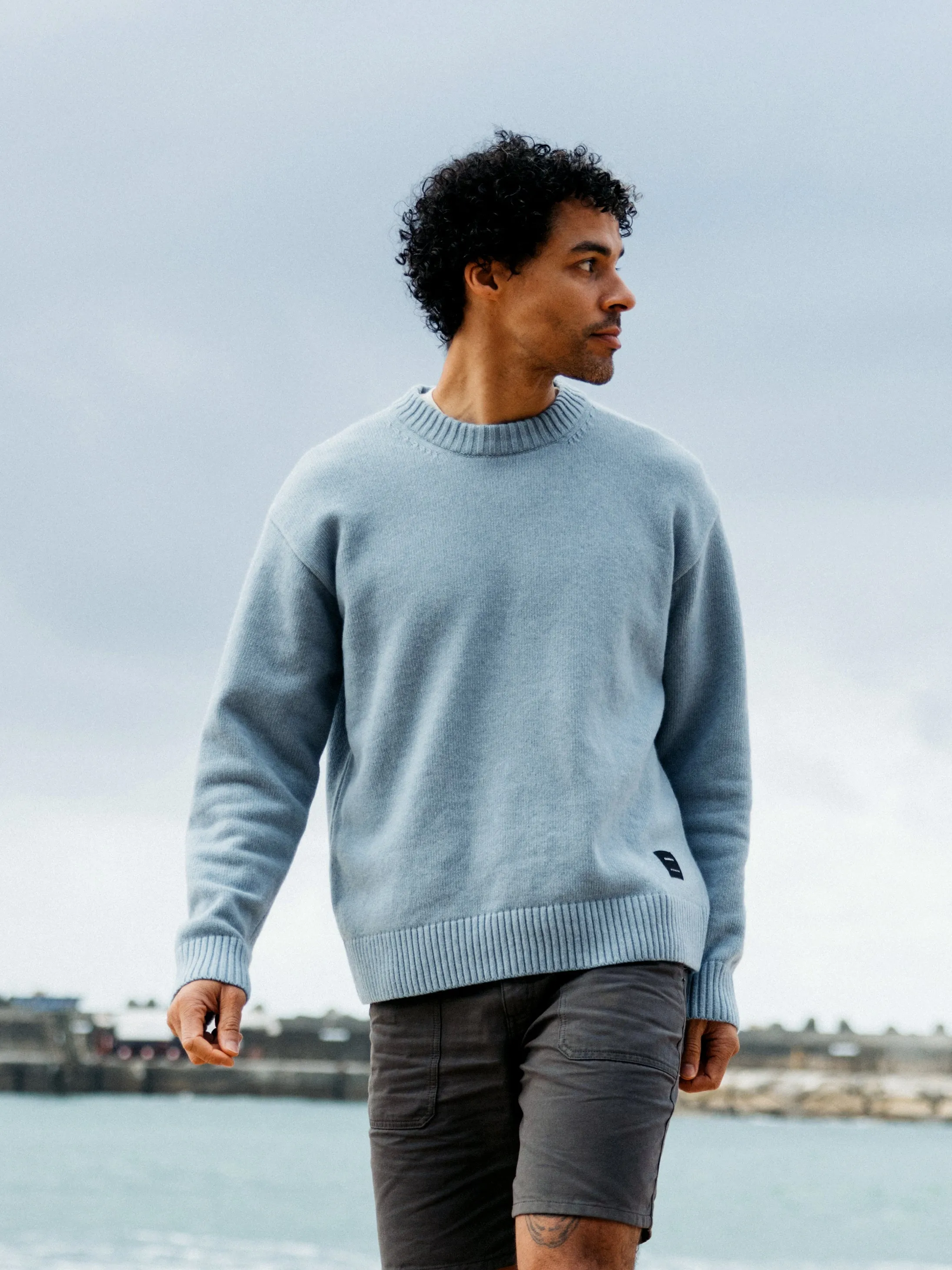 Men's Escall Crew Neck Knit Sweater sold by Finisterre product image thumbnail 2