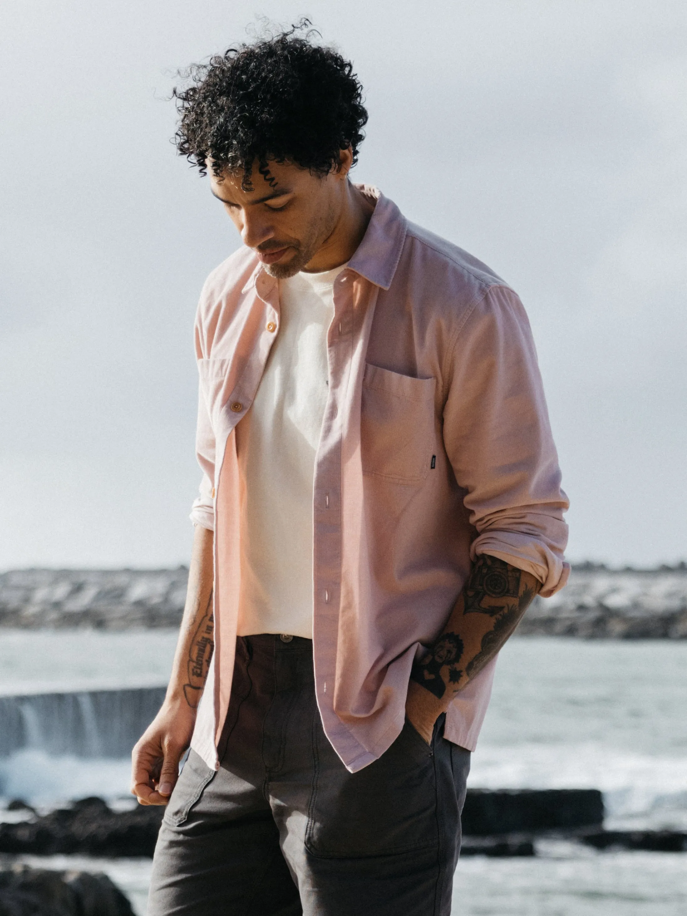 Men's Sunset Pincord Shirt sold by Finisterre product image thumbnail 2