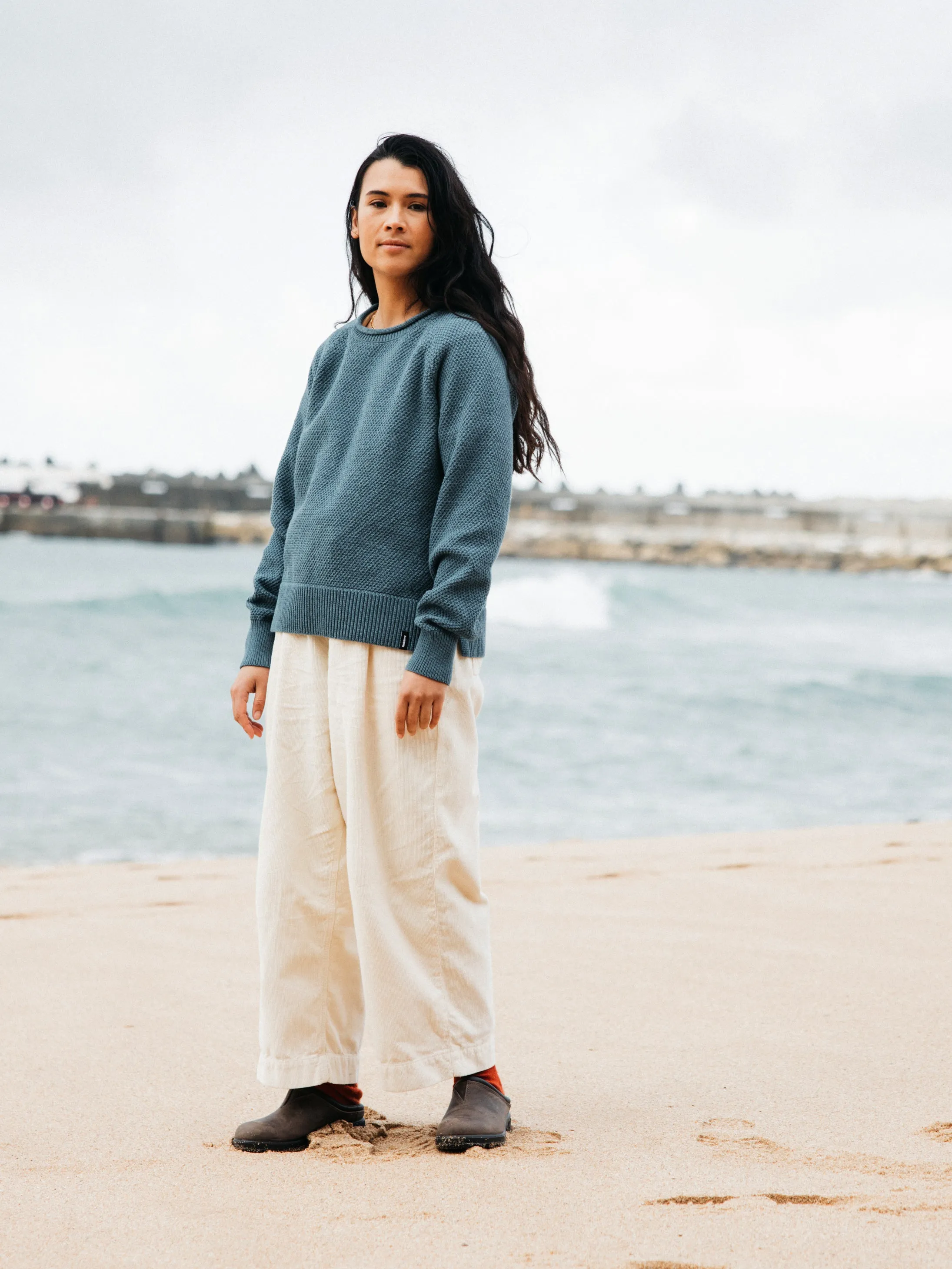 Women's Kerrow Stitch Sweater sold by Finisterre product image thumbnail 3