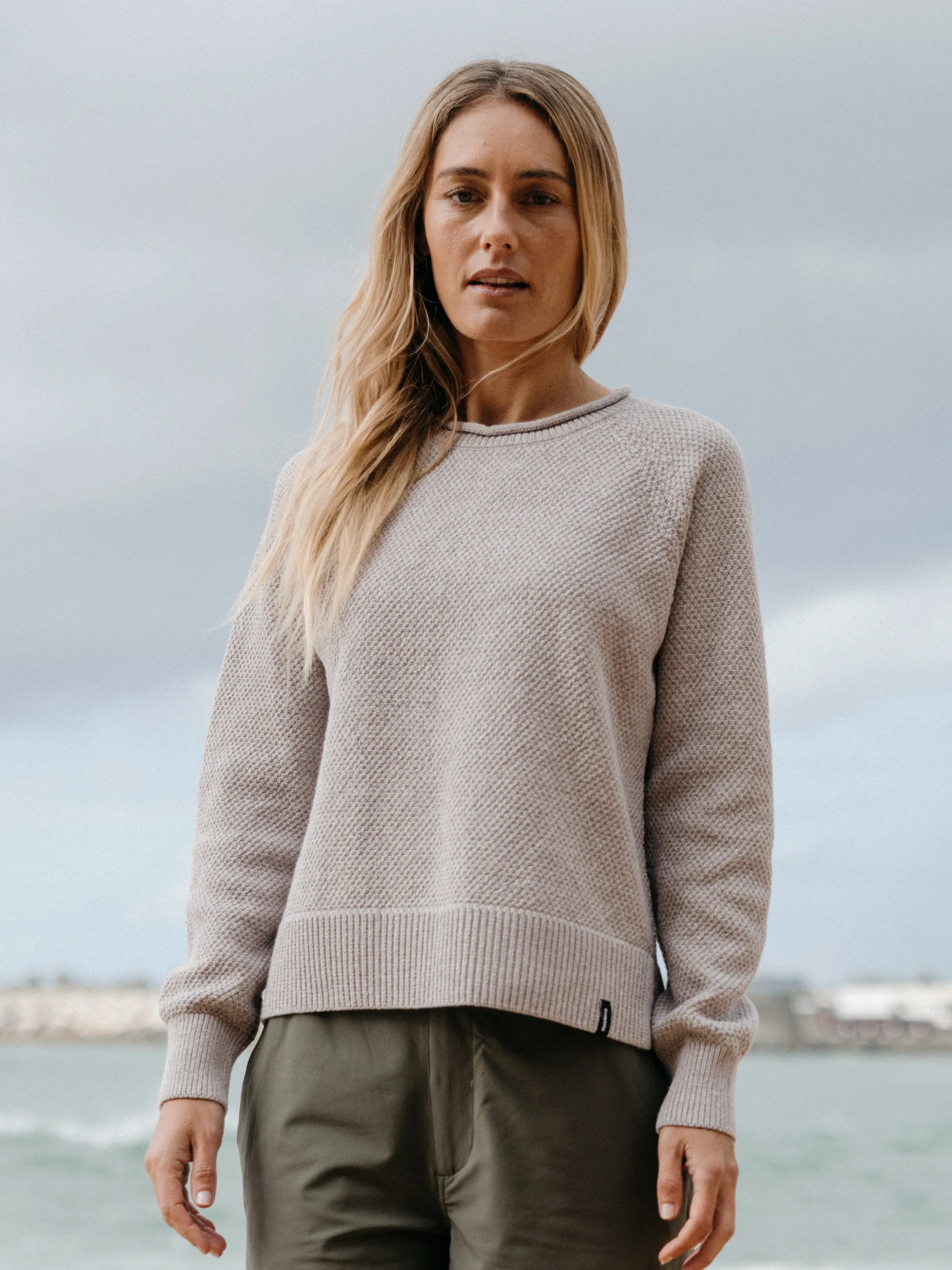 Women's Kerrow Stitch Sweater sold by Finisterre product image thumbnail 2