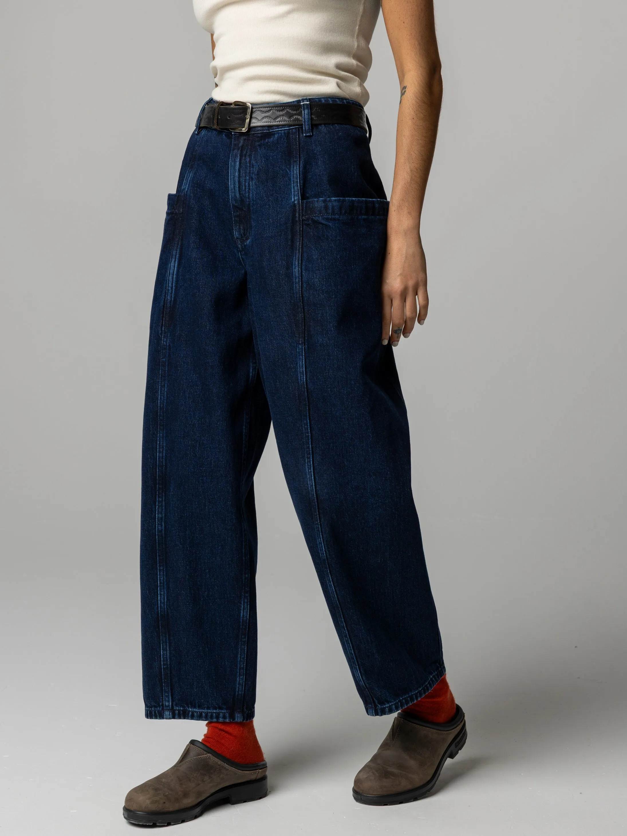 Women's Croft Workwear Denim Barrel Trouser sold by Finisterre product image thumbnail 3
