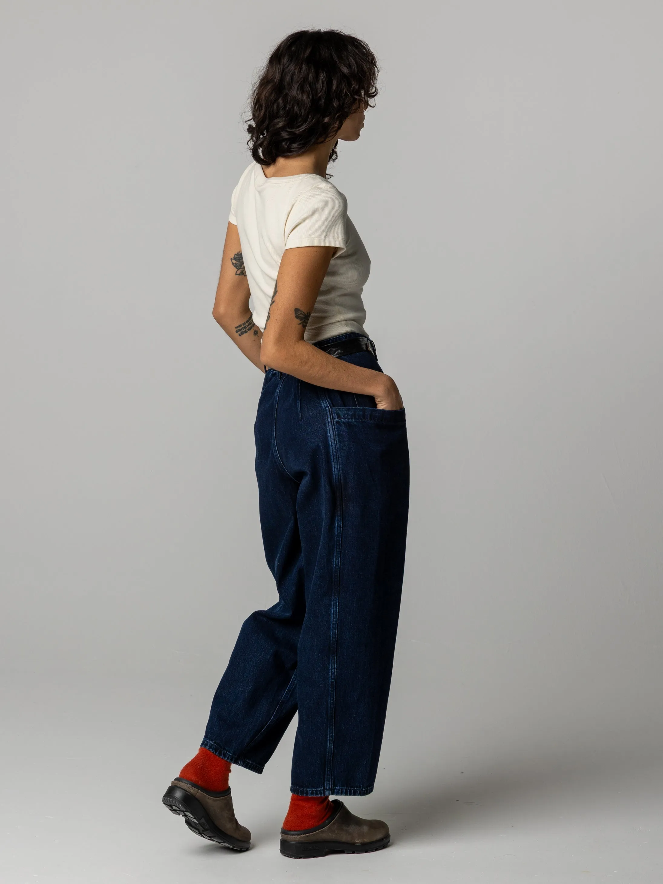 Women's Croft Workwear Denim Barrel Trouser sold by Finisterre product image thumbnail 4