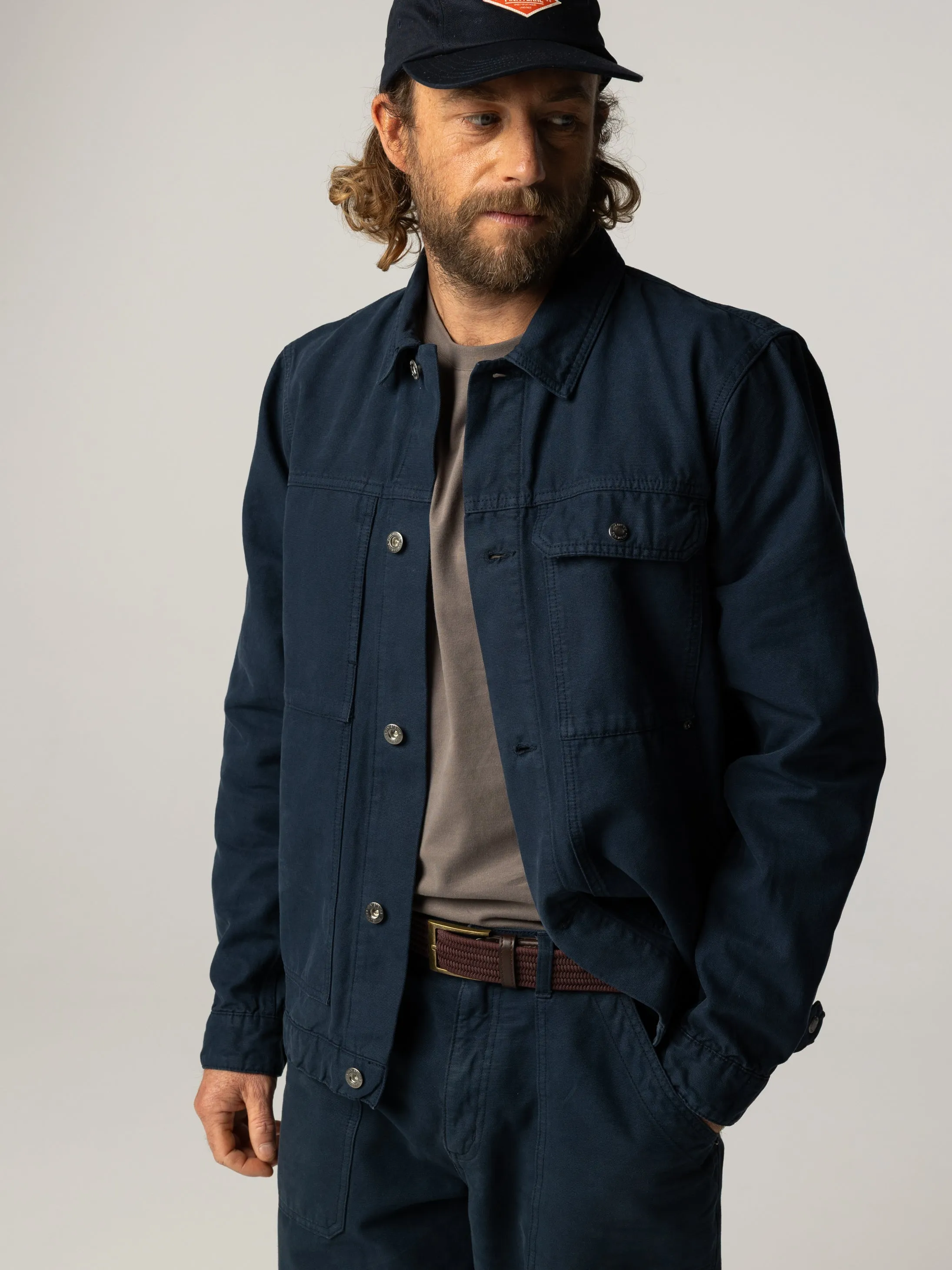 Men's Basset Trucker Jacket sold by Finisterre product image thumbnail 3