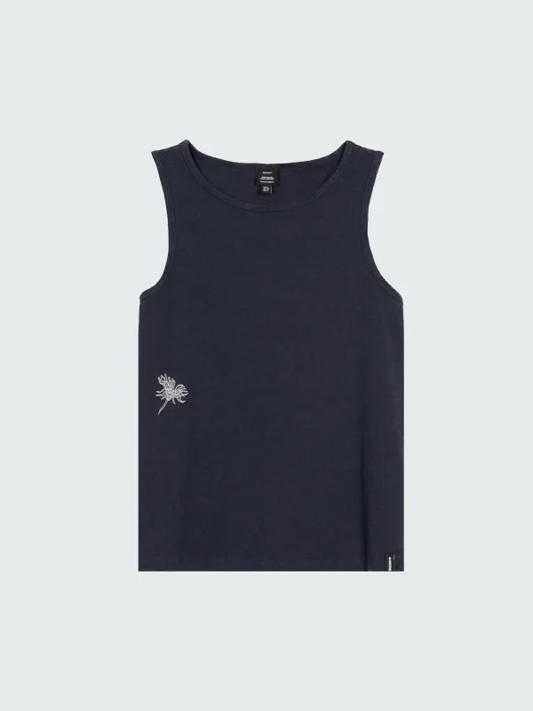 Women's Floral Marine Kea Vest sold by Finisterre
