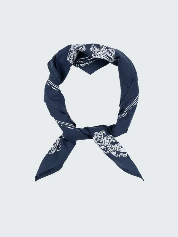 Floral Marine Neckerchief made by Finisterre