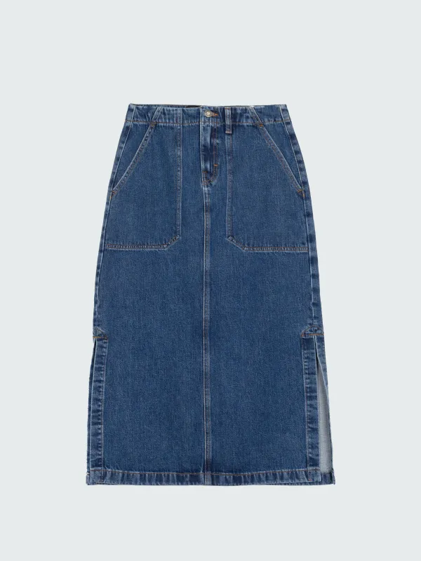 Women's Yarrel Denim A Line Skirt sold by Finisterre