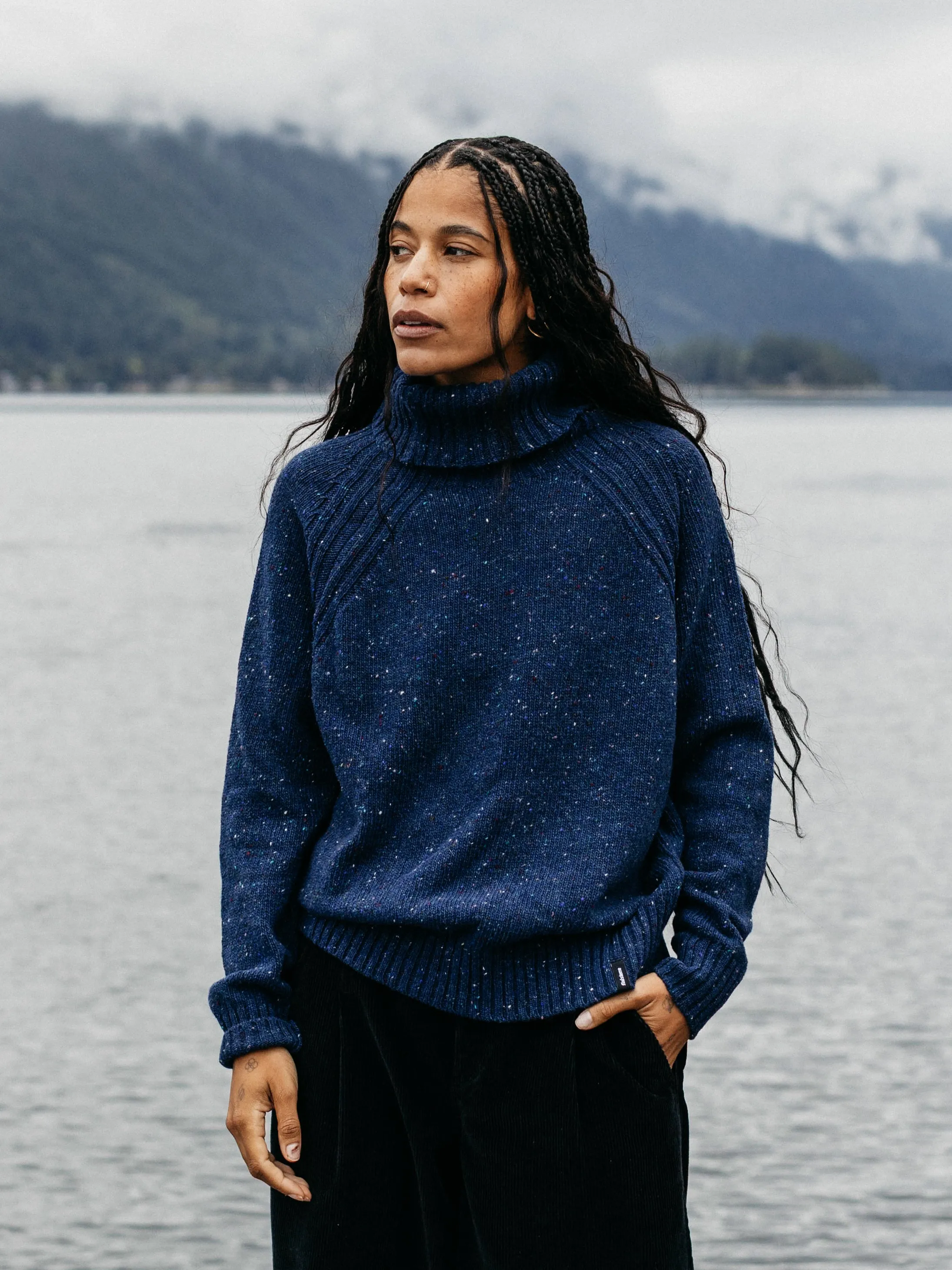 Women's Farne Roll Neck Sweater sold by Finisterre product image thumbnail 2
