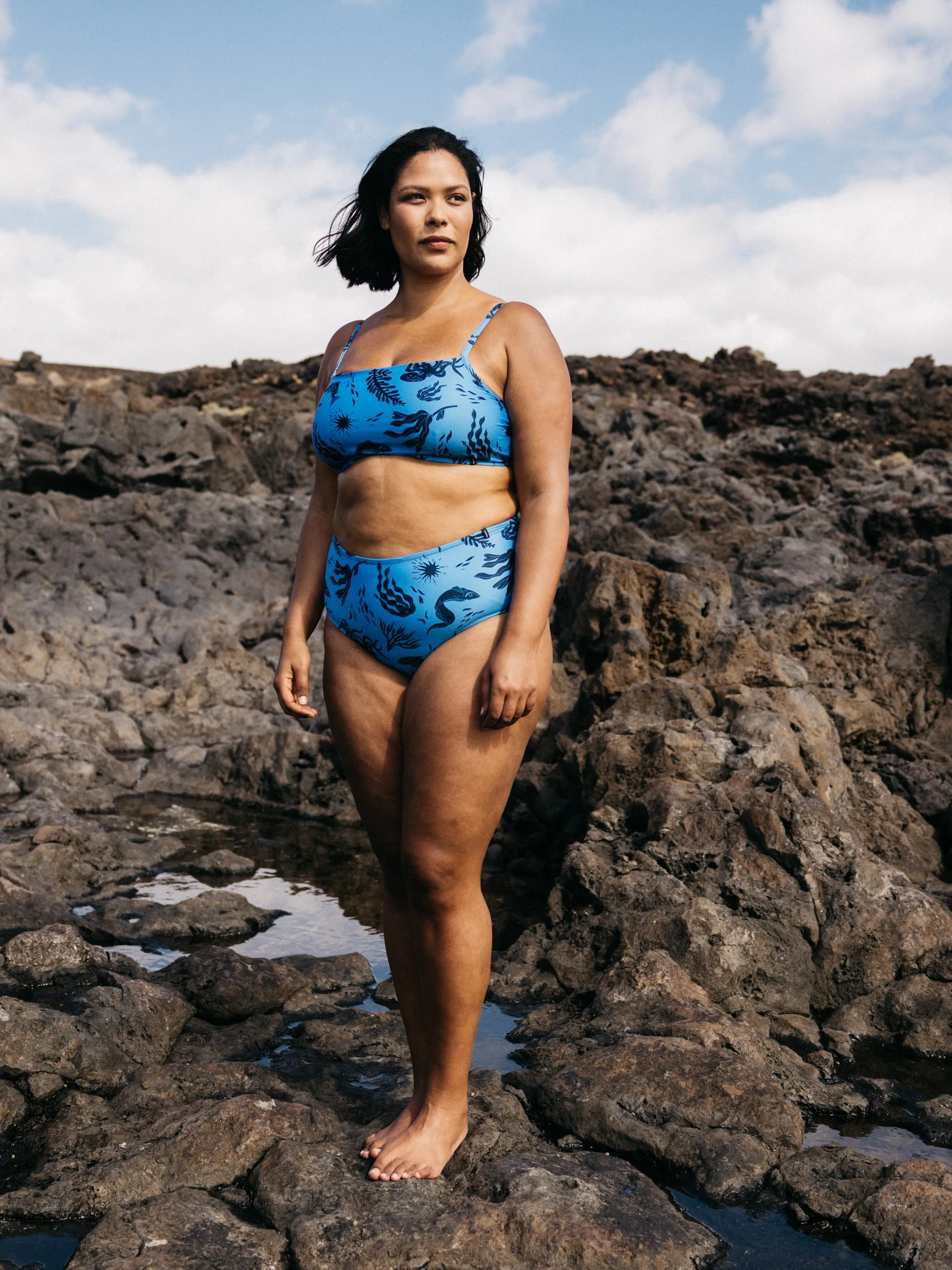 Women's Sula High Waisted Bikini Bottom sold by Finisterre product image thumbnail 2