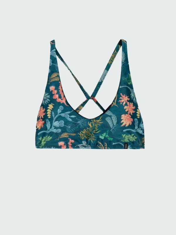 Women's Senara Printed Bikini Top made by Finisterre